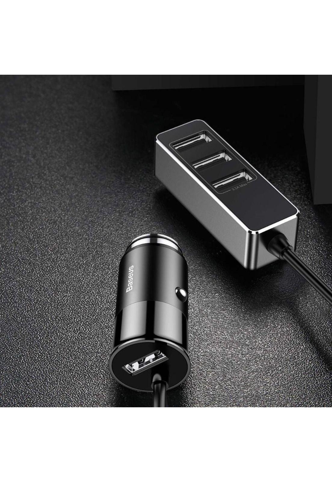 Cargador De Auto 4 Usb Enjoy 5.5 Amp Baseus-3