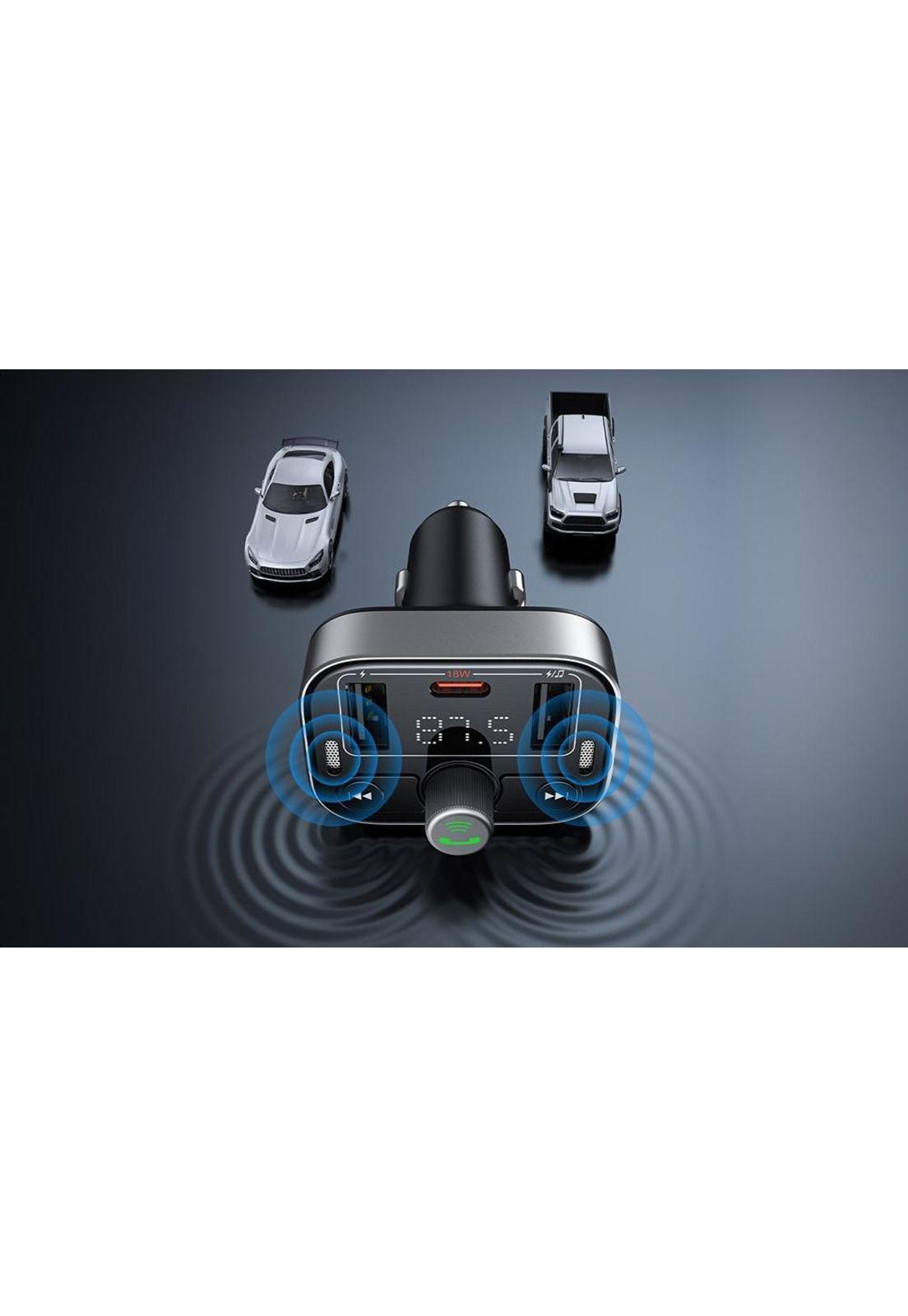 Transmisor Para Auto Fm Baseus S-09 Pro Bt 5.3 Manos Libres-5