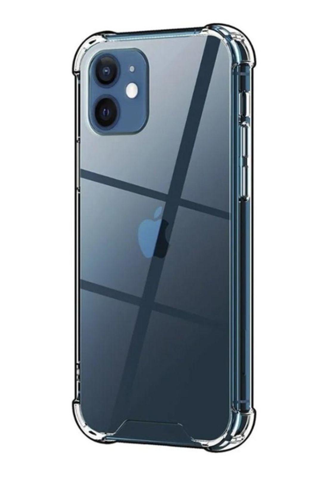 Carcasa Para iPhone 12 Mini Transparente Antigolpe Reforzada-0