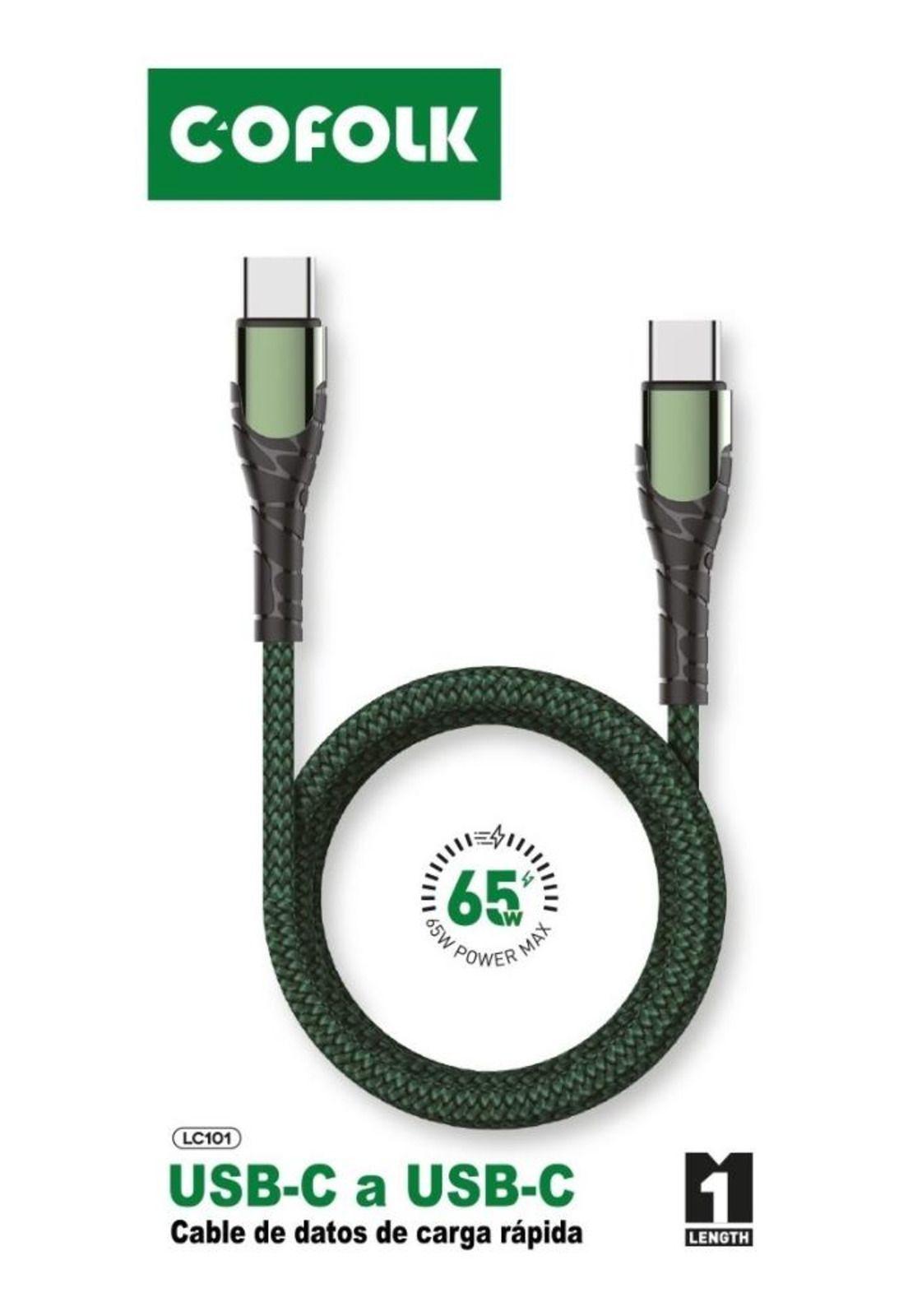 Cable Carga Usb C Para iPhone No Mfi Pd 30w 2 M - Cofolk-3