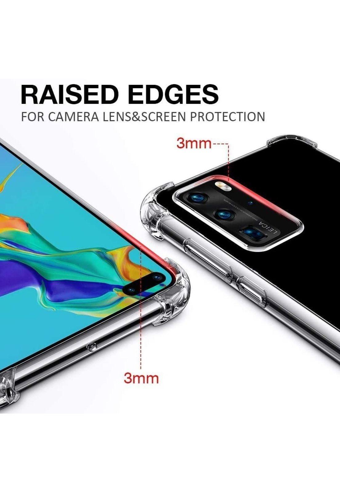 Carcasa Para Huawei P40 Pro Transparente Resistente-3