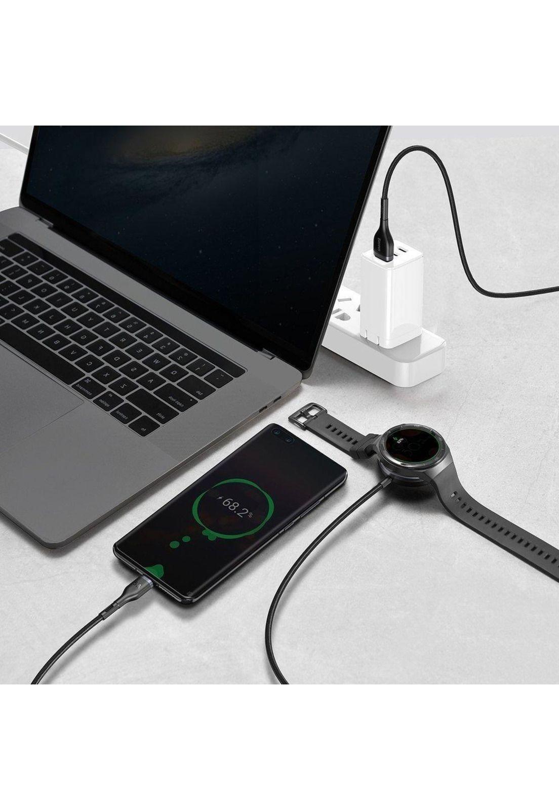 Cable De Carga Usb C Y Reloj Para Huawei 1.5 M Cafule Baseus-5