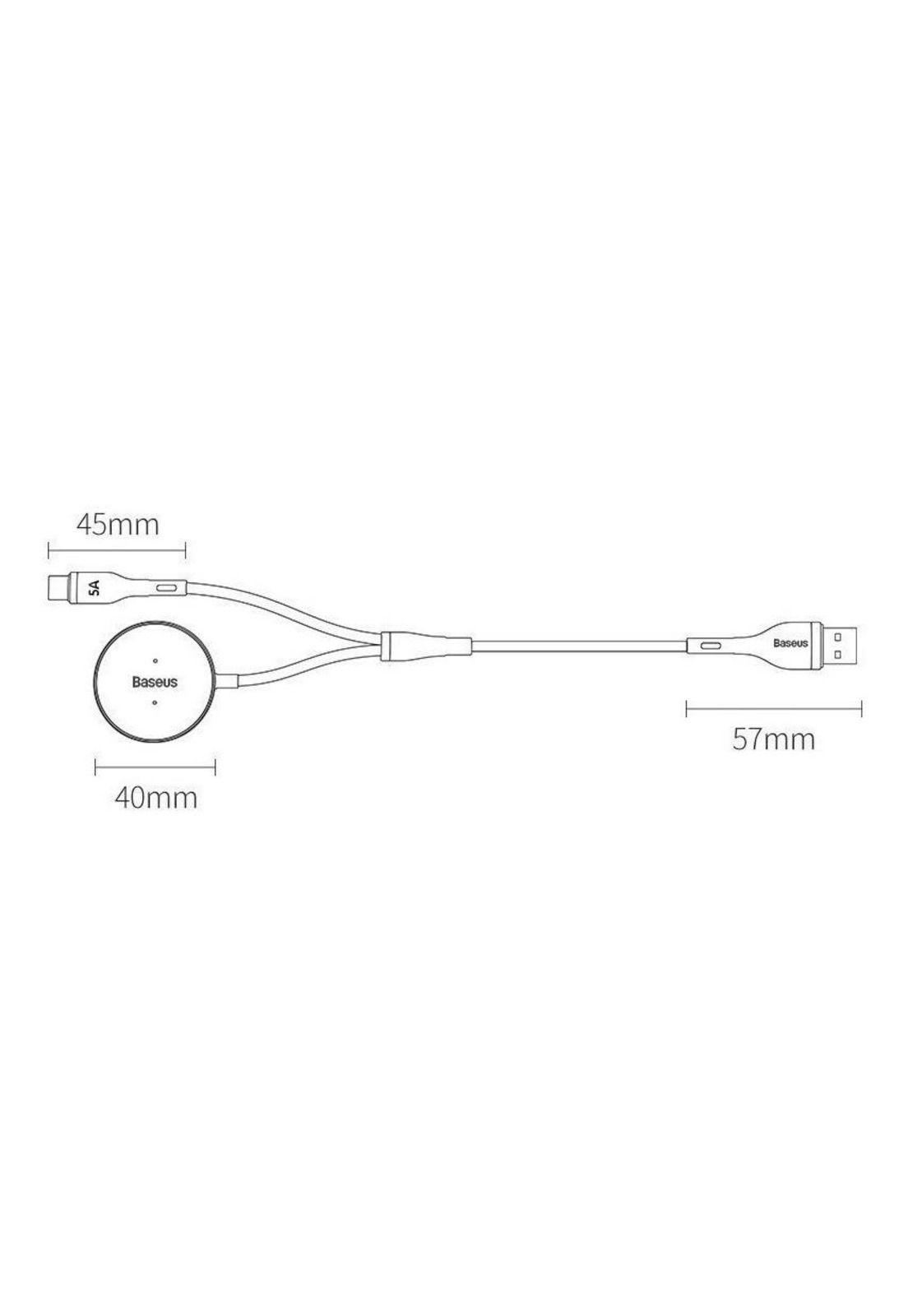 Cable De Carga Usb C Y Reloj Para Huawei 1.5 M Cafule Baseus-7