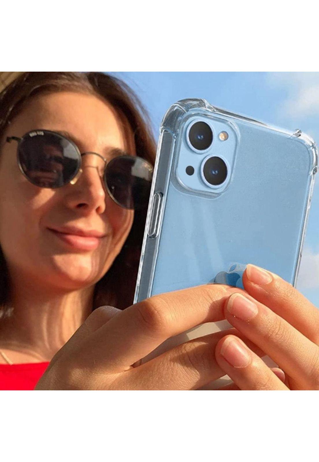 Carcasa Para iPhone 14 Plus Transparente Reforzada Antigolpe-3