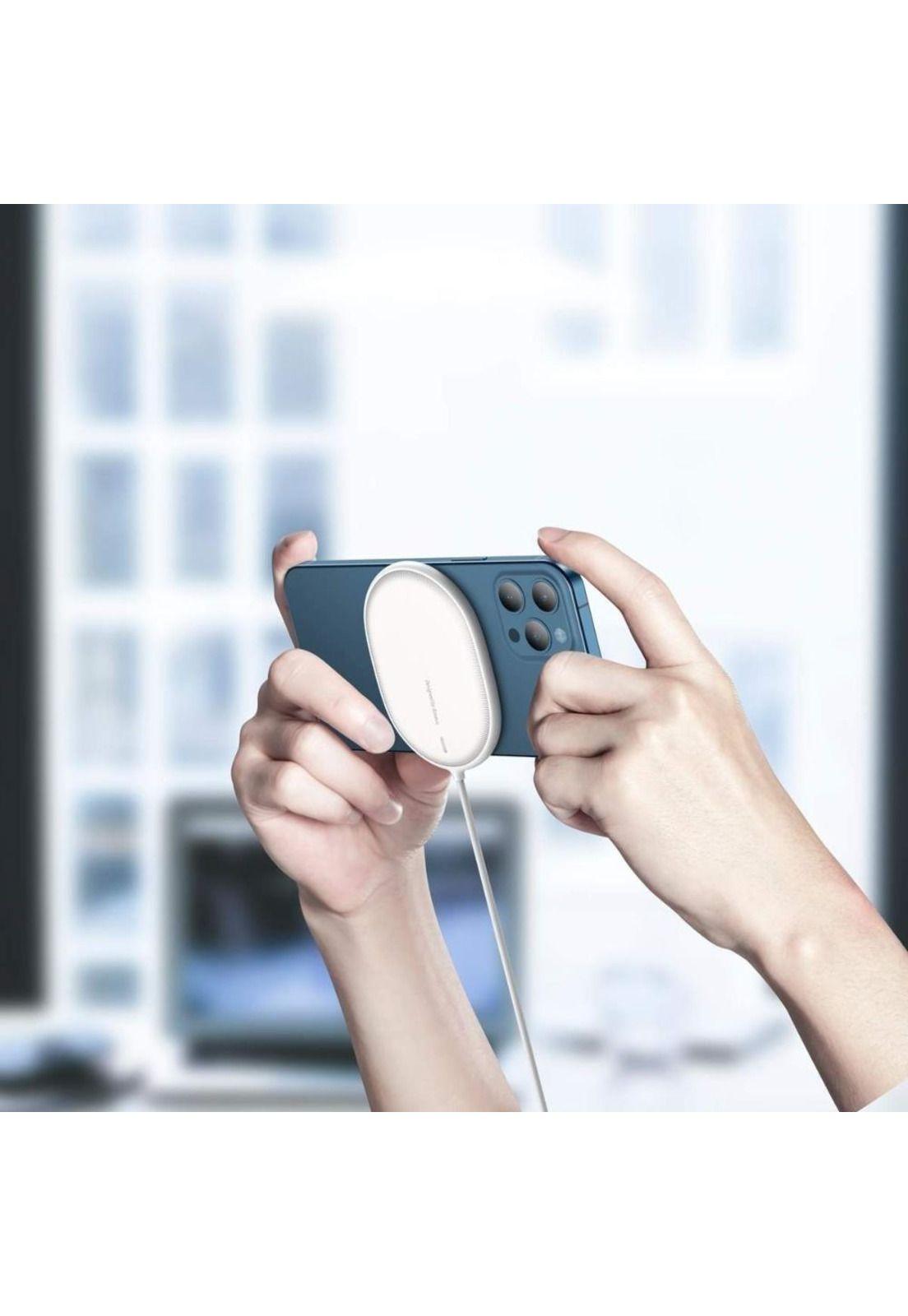 Cargador Inalámbrico Para Modelos iPhone 12 Magsafe Baseus-1