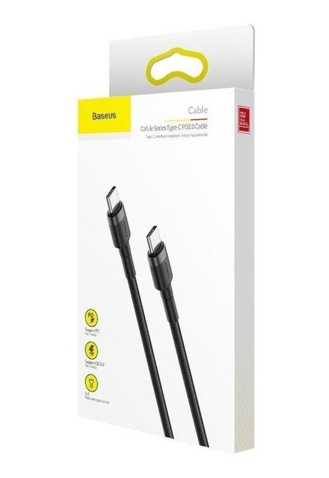 Cable Carga Usb A Usb C Pd 20v 3a 60w 1 M Resistente Baseus-3
