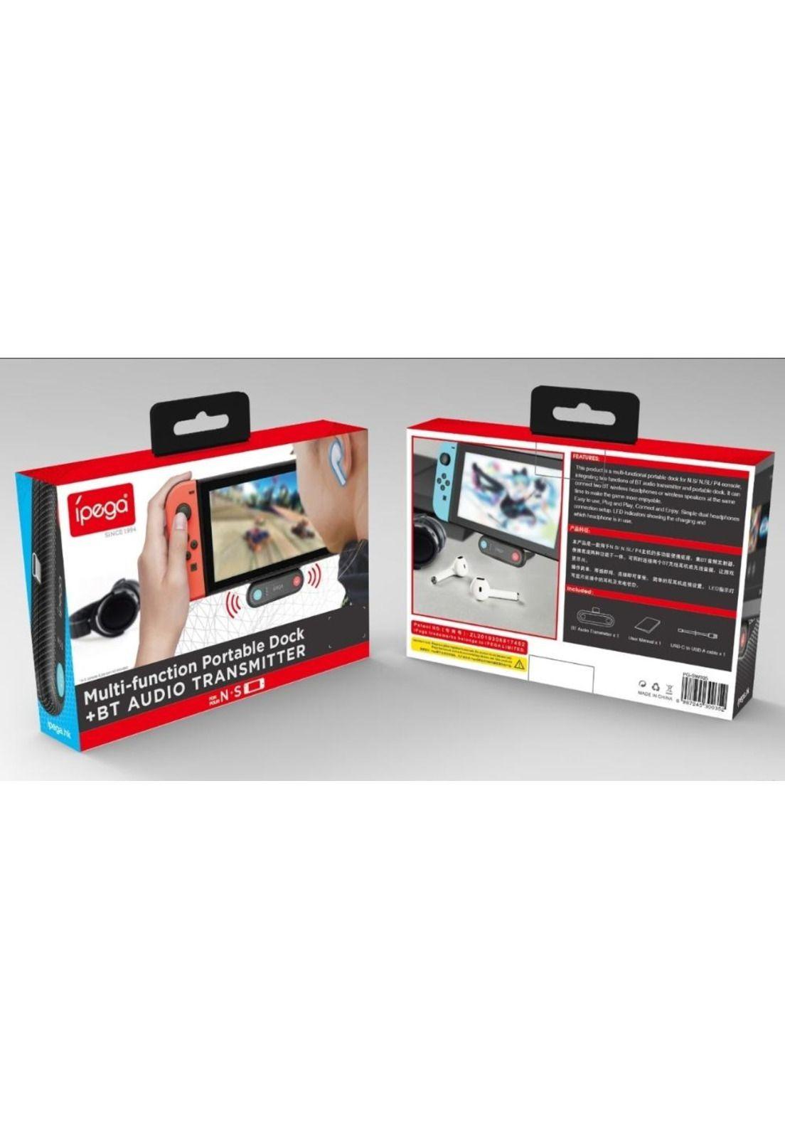 Transmisor Audio Bluetooth Para Nintendo Switch / Lite Ipega-4