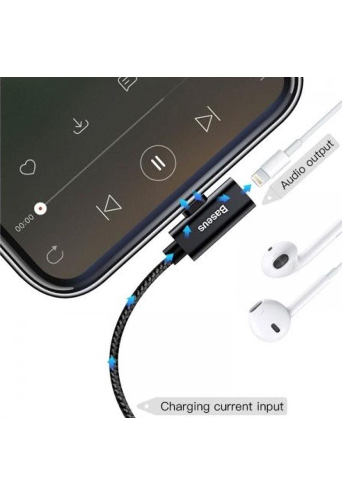 Cable De Carga Para iPhone Nomfi Con Adaptador De Audio-5