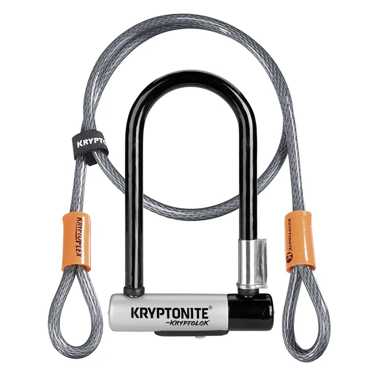 Kryptonite Candado Kryptolok Mini-7 + Cable-0