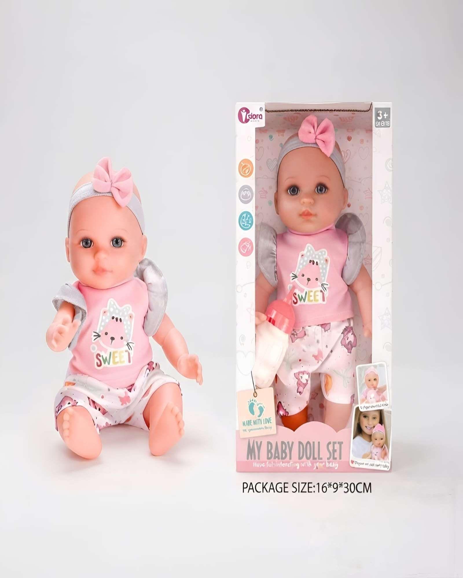 Set de Muñeca Bebé Juguete Infantil-5