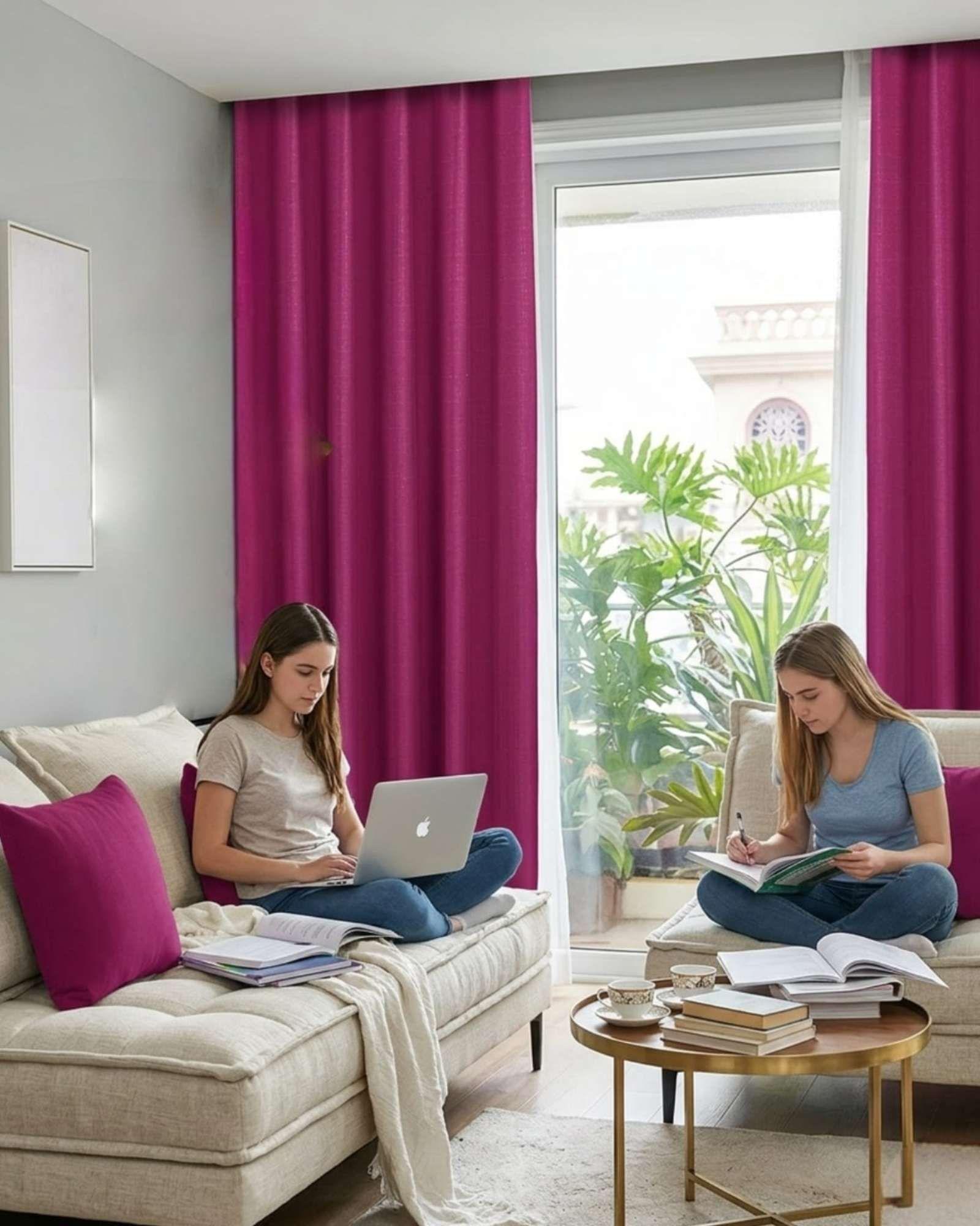 Juego de Cortinas Blackout Premium Engomadas m6-3