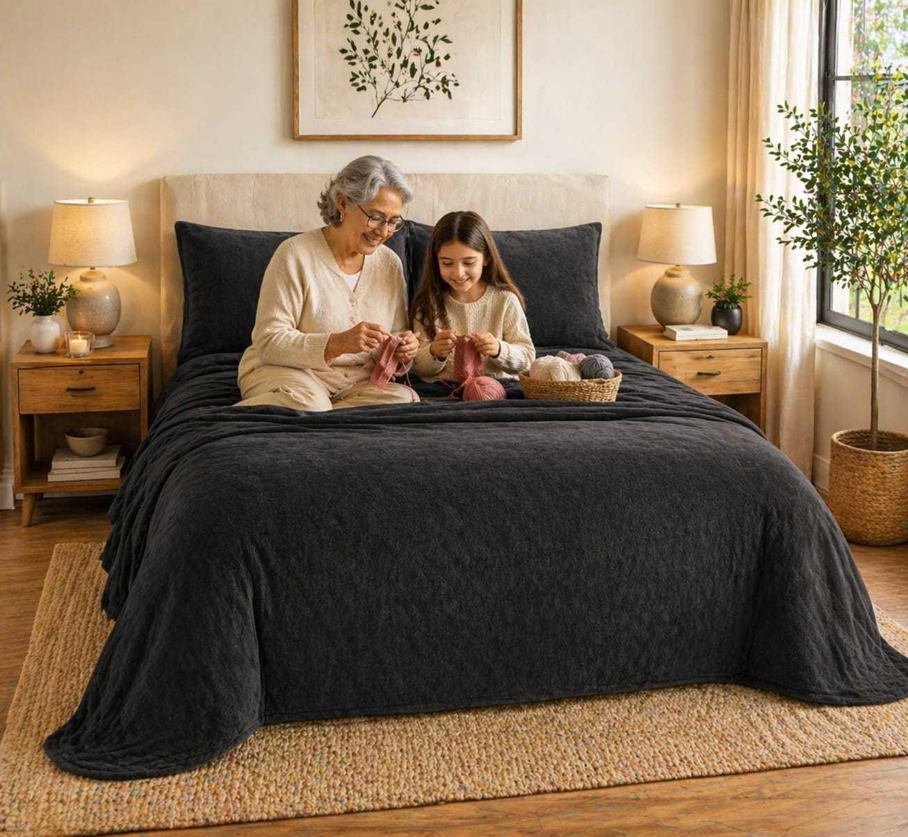 Sábanas de Invierno Polar Plush Premium King-3