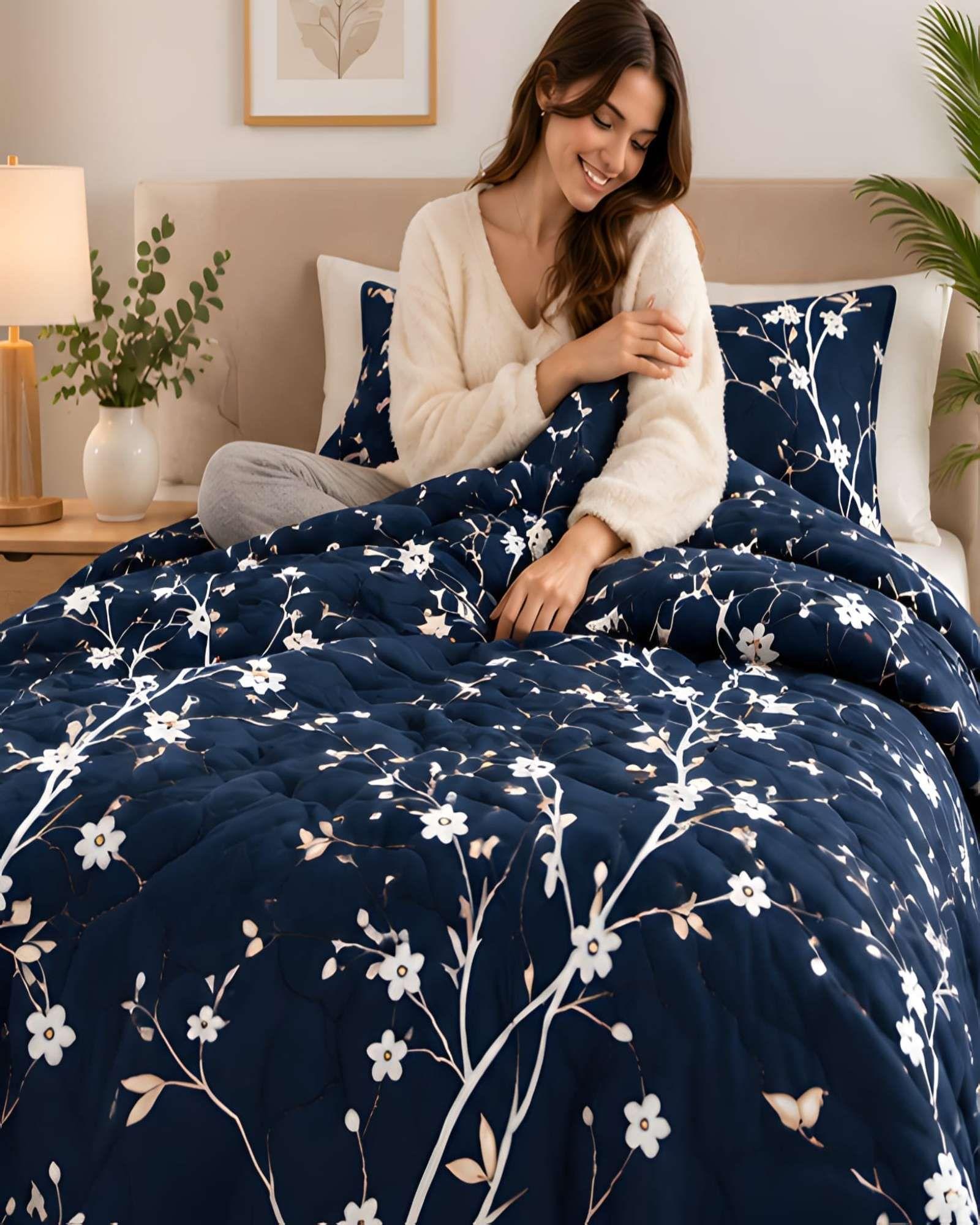Cubrecamas Quilt de Verano Plaza y Media con Funda 11-3