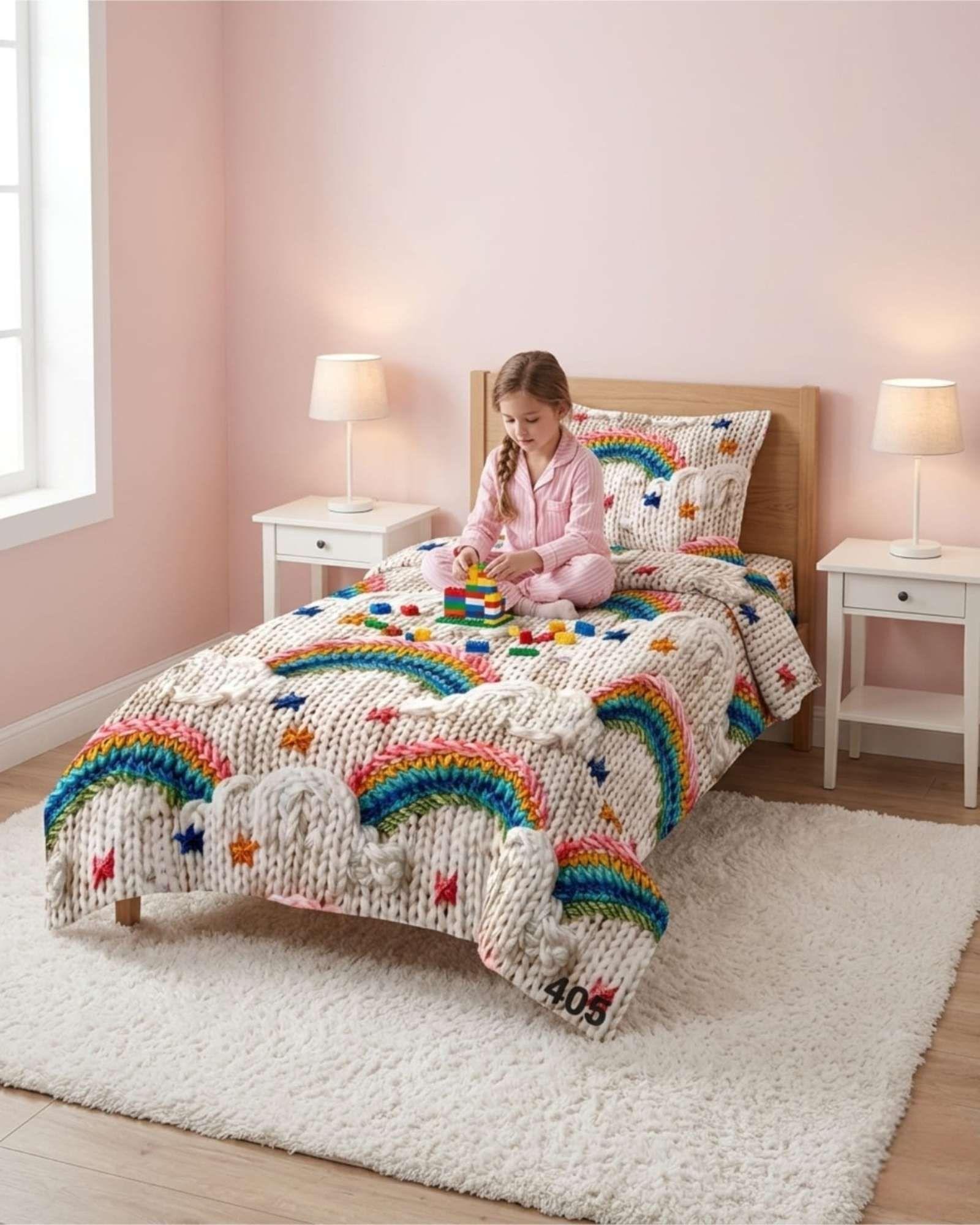 Quilt Cubrecamas Ligero Verano Efecto 5D Plaza y Media PM13-4