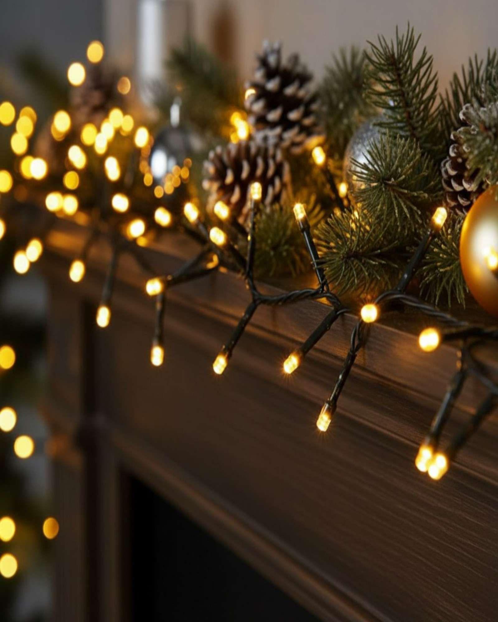 200 Luces Led Calidad Amarillla NAVIDAD Lineales -3