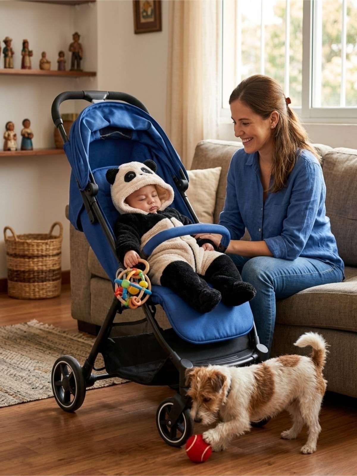 Pijama Enterizo Térmico para Bebé - Peluche Suave 6 a 9 Meses negro-3