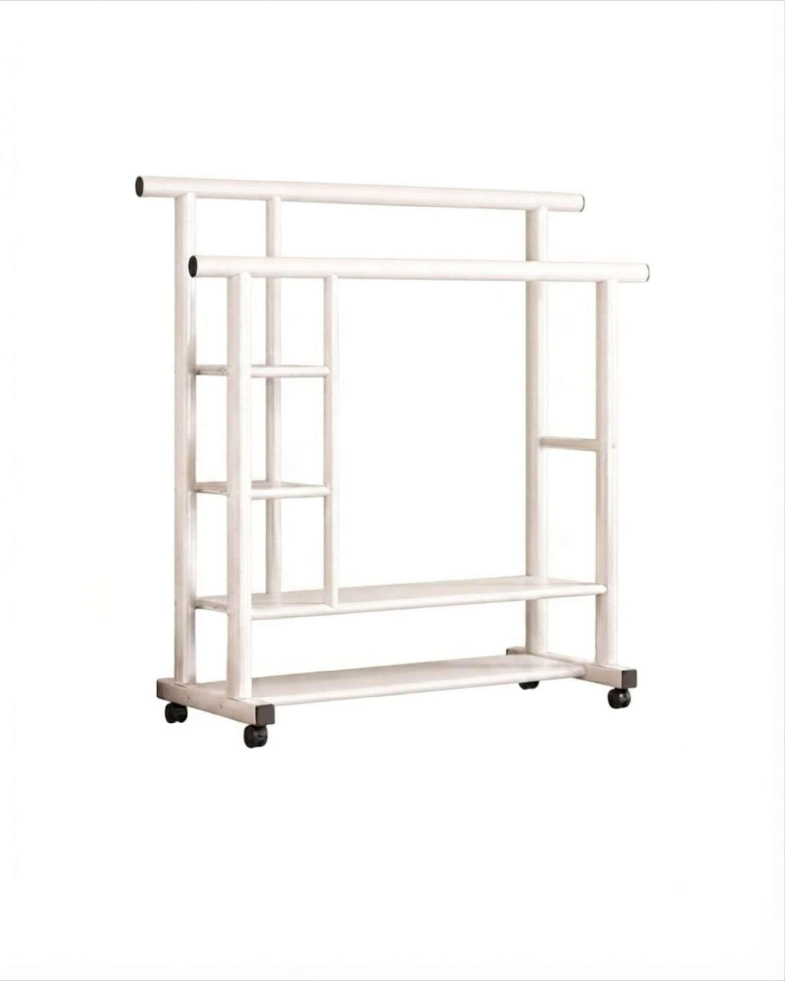 Organizador De Ropa Doble Con Ruedas De Estructura Reforzada m2-5