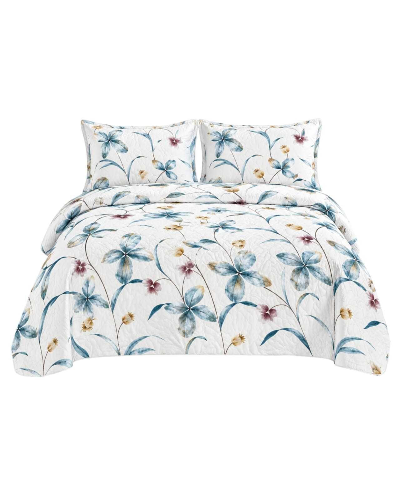 Cubrecamas Delgado 2 Plazas Mas Almohadas Ideal Para Verano m20-5