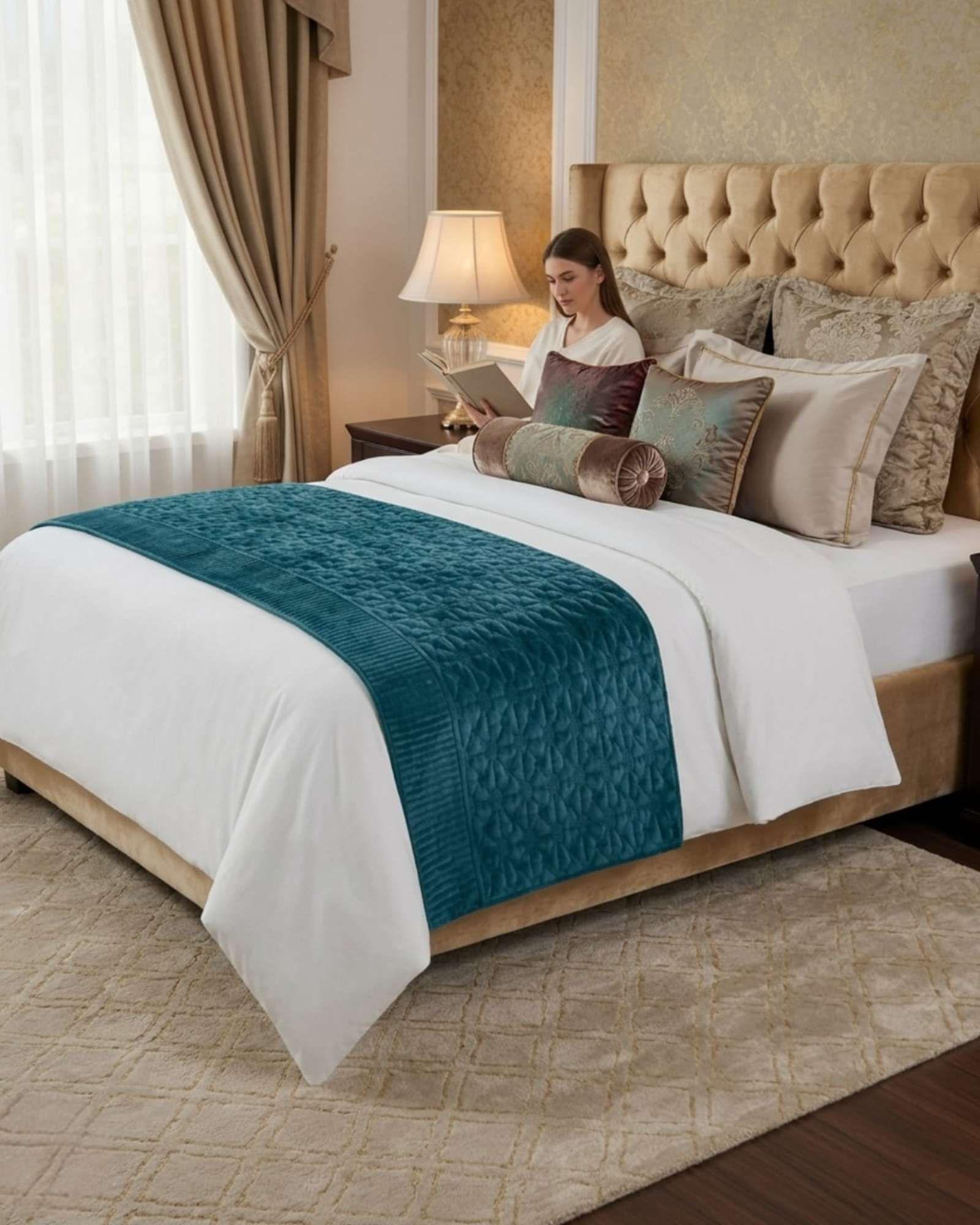 Bufanda de Cama Plush Premium Confort Termico m1-3