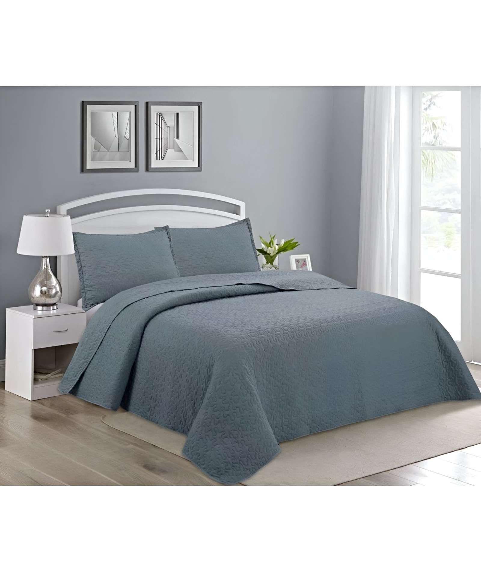 CUBRECAMA COLCHA QUILT DE VERANO 2 PLAZAS A18-2