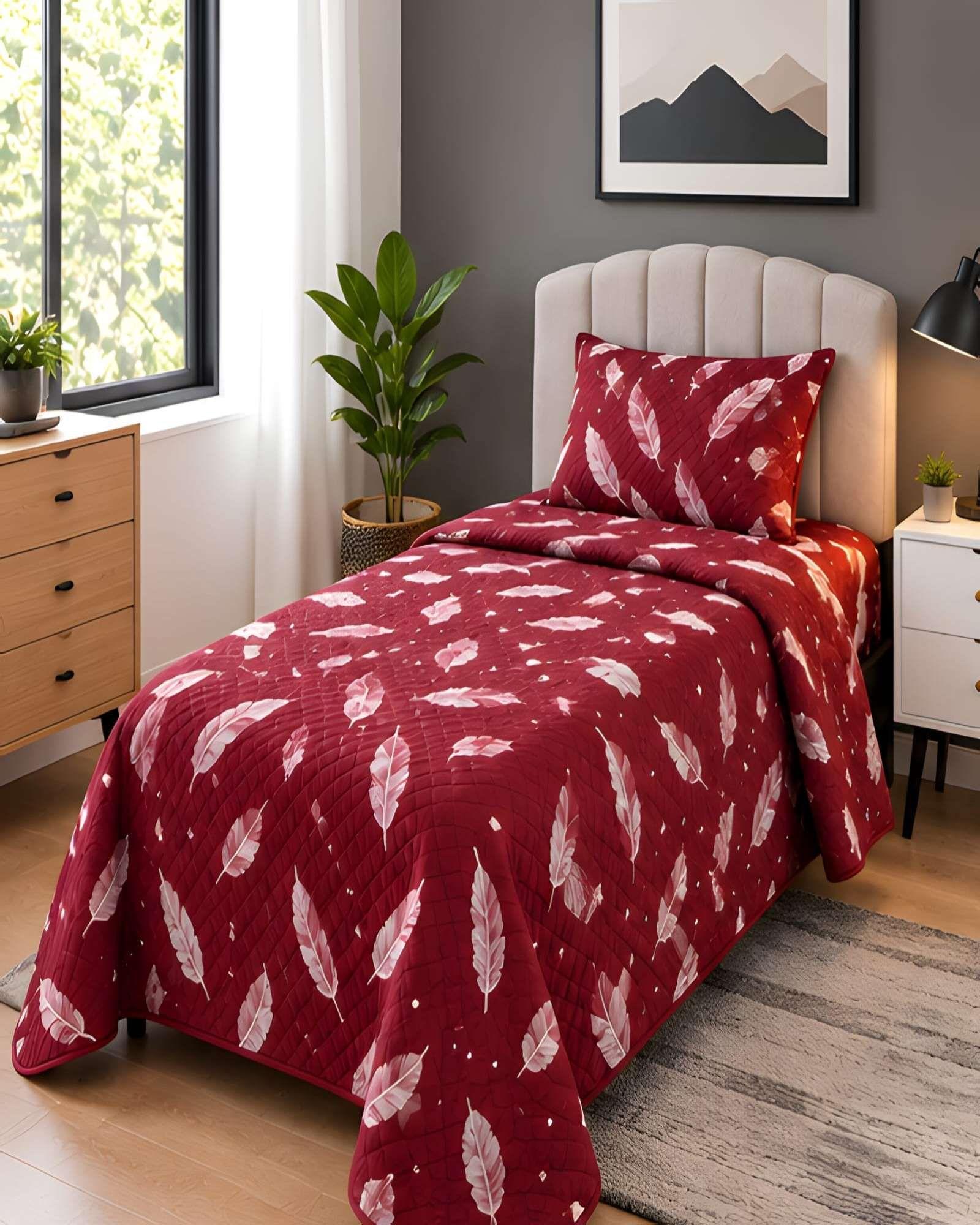 Set de Cubrecama y Funda de Almohada 1.5 plaza 180x230cm A22-0