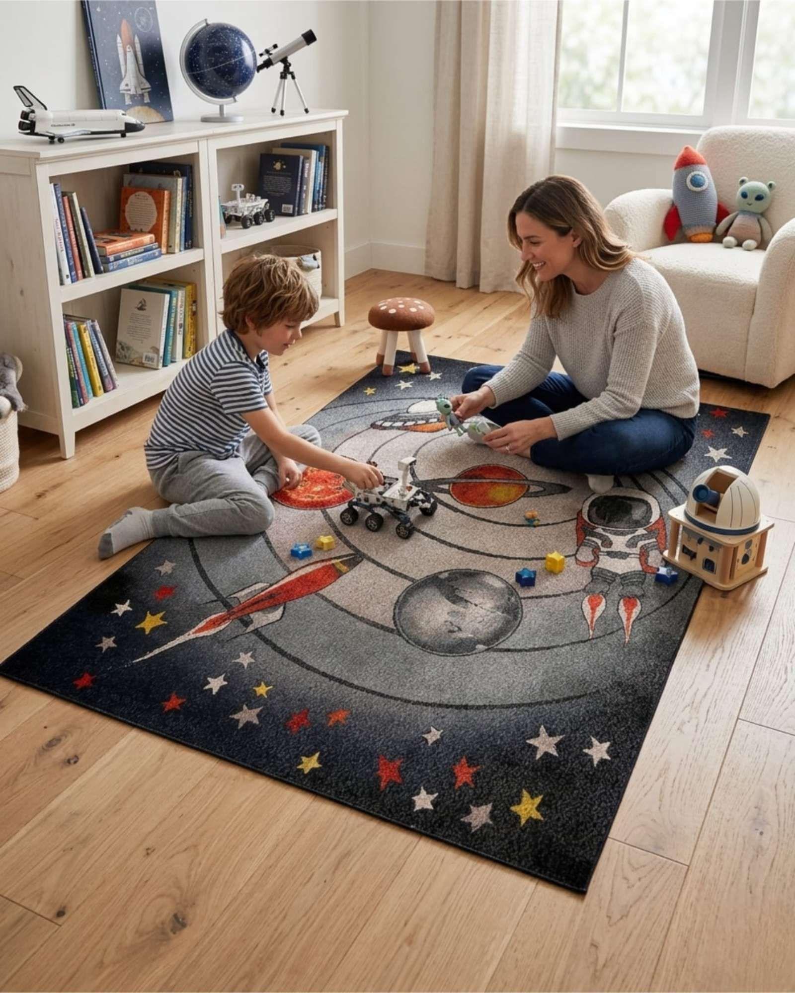 Alfombra Area de Juegos para Niños de 120x180cm m8-4