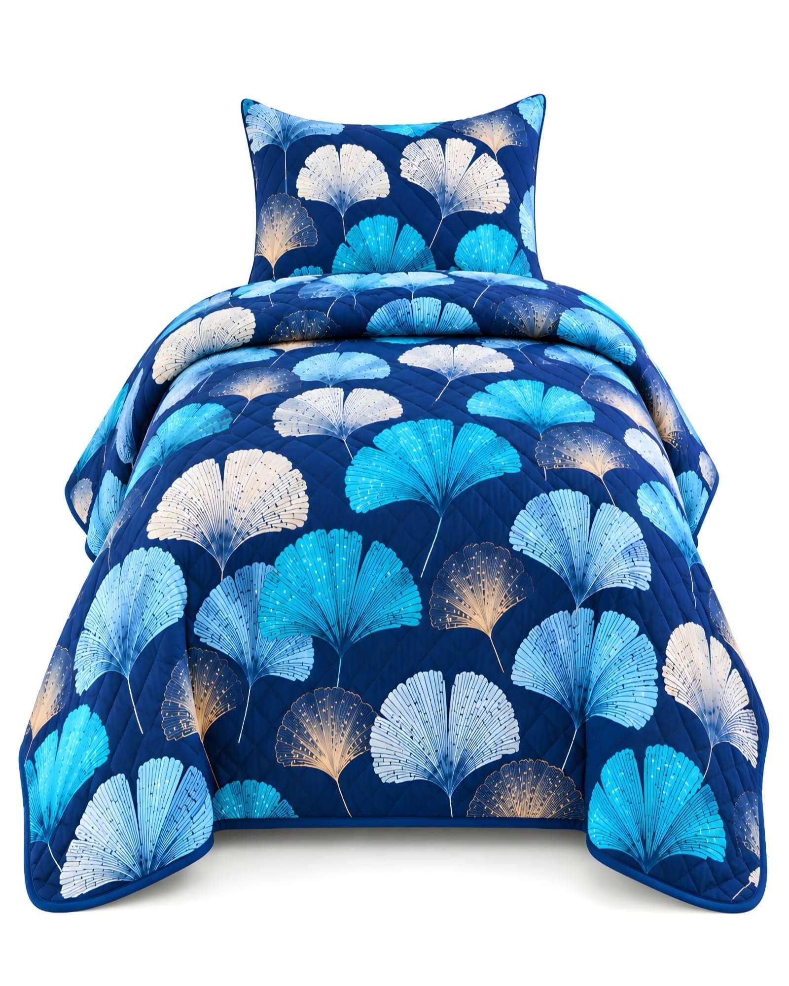 Cubrecama Quilt Verano 1.5 Plazas + Almohada 03-5