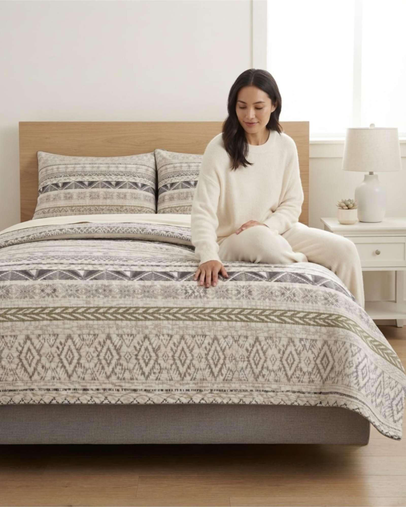 Cubrecamas Delgado 2 Plazas Mas Almohadas Ideal Para Verano m5-3