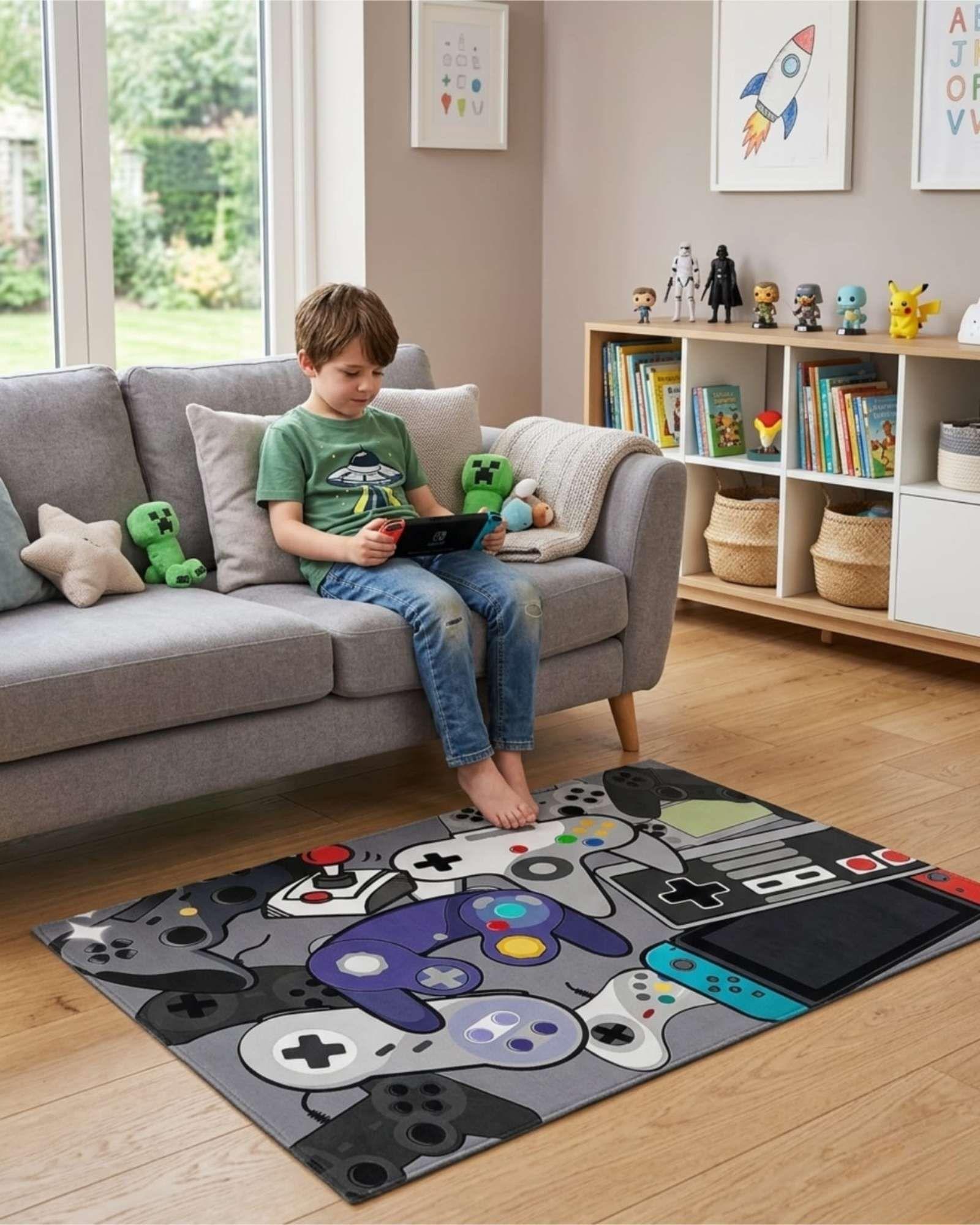 Alfombra Area de Juegos para Niños de 120x180cm m2-4