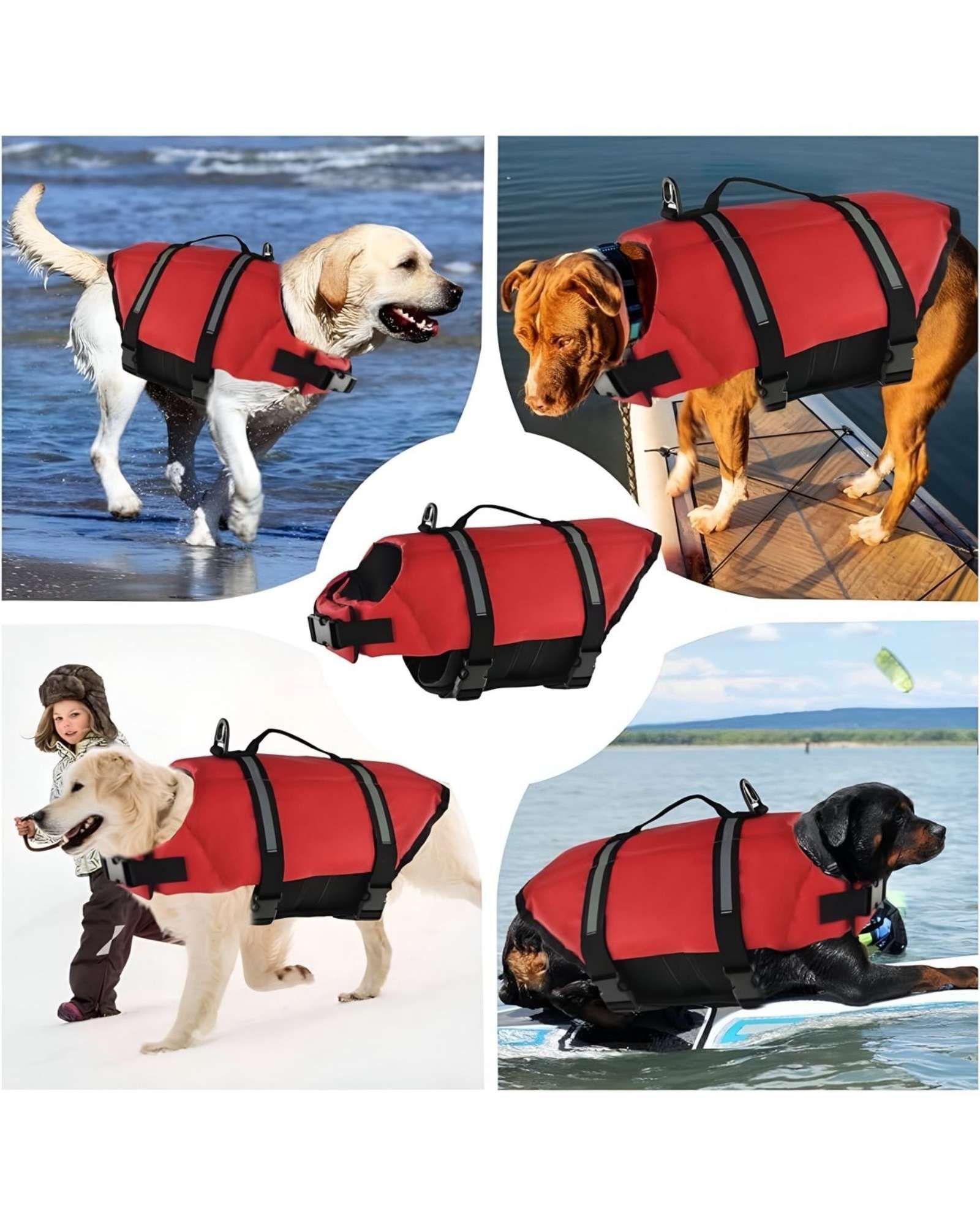 CHALECO SALVAVIDAS PARA MASCOTAS TALLA L 75x60 cm S02-3