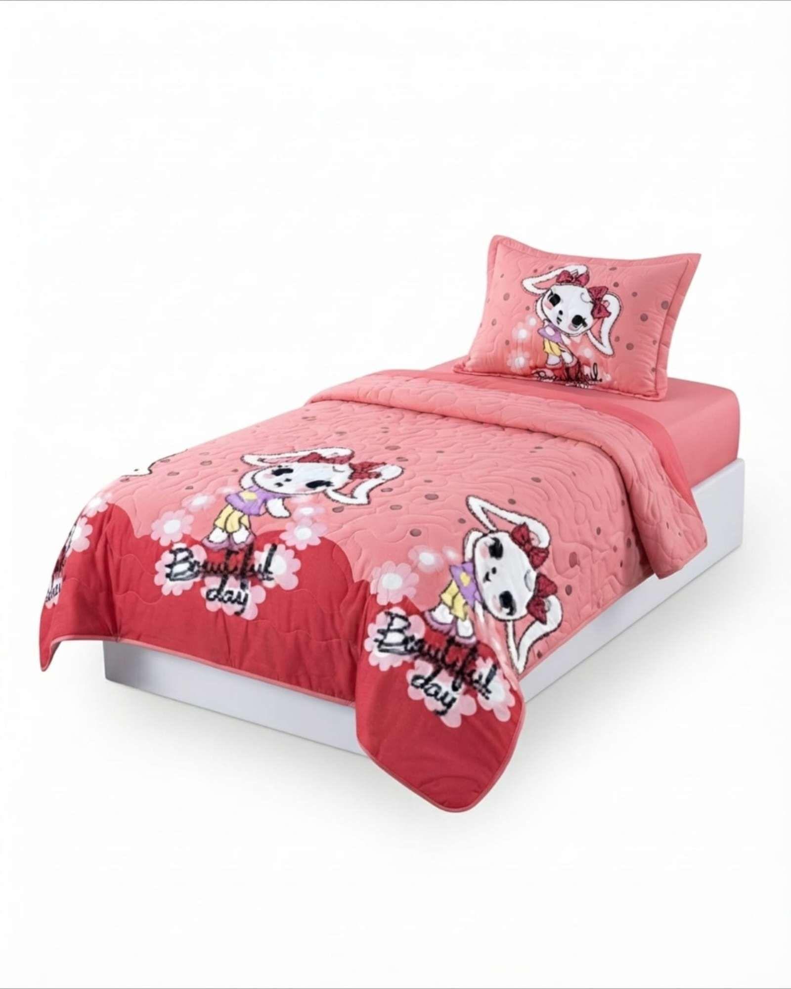 Cubrecamas Infantil Plaza y Media Mas Almohada Frescura Y Estilo m1-5