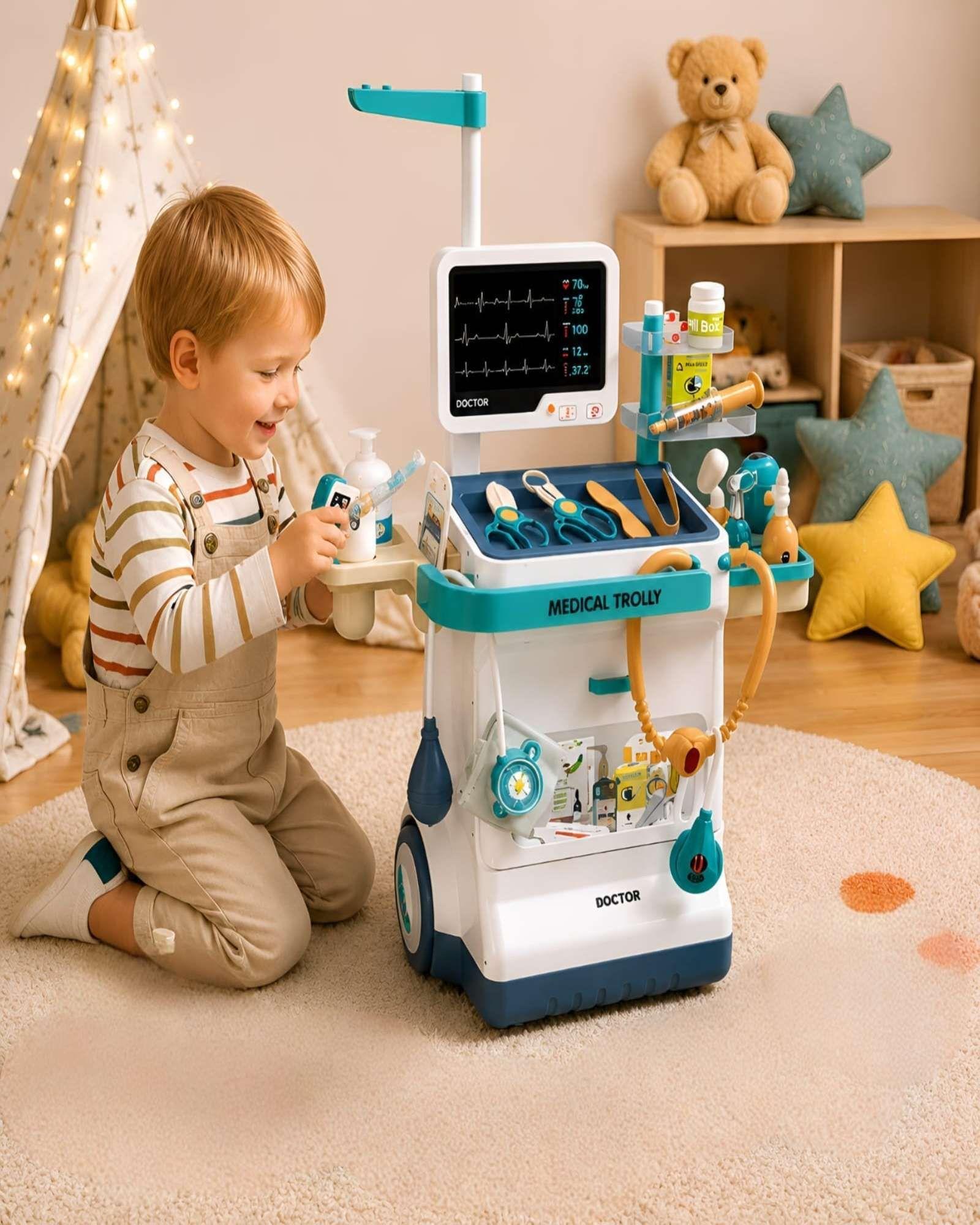 Set de Juego Médico Medical Trolly  26 Piezas-0
