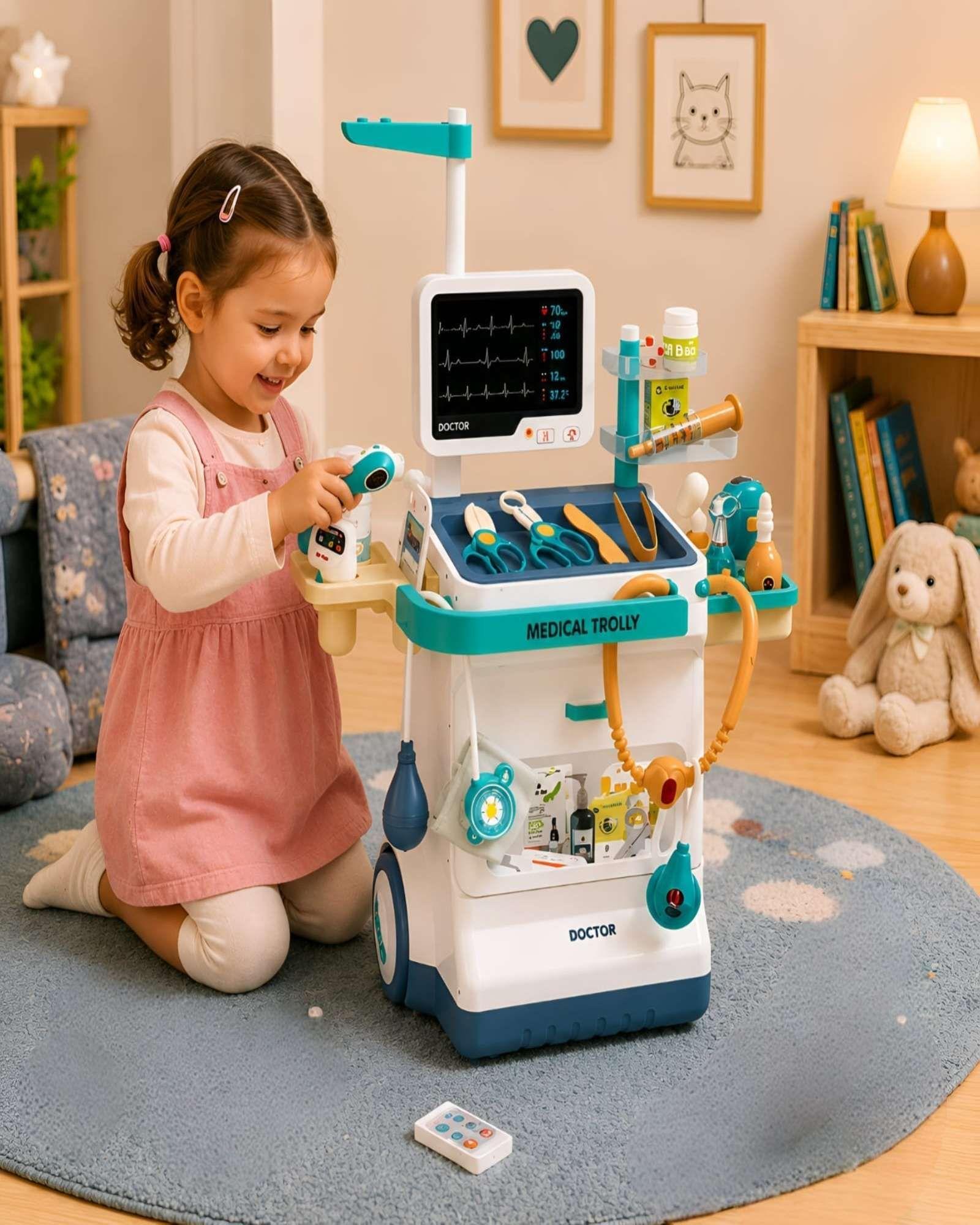 Set de Juego Médico Medical Trolly  26 Piezas-1