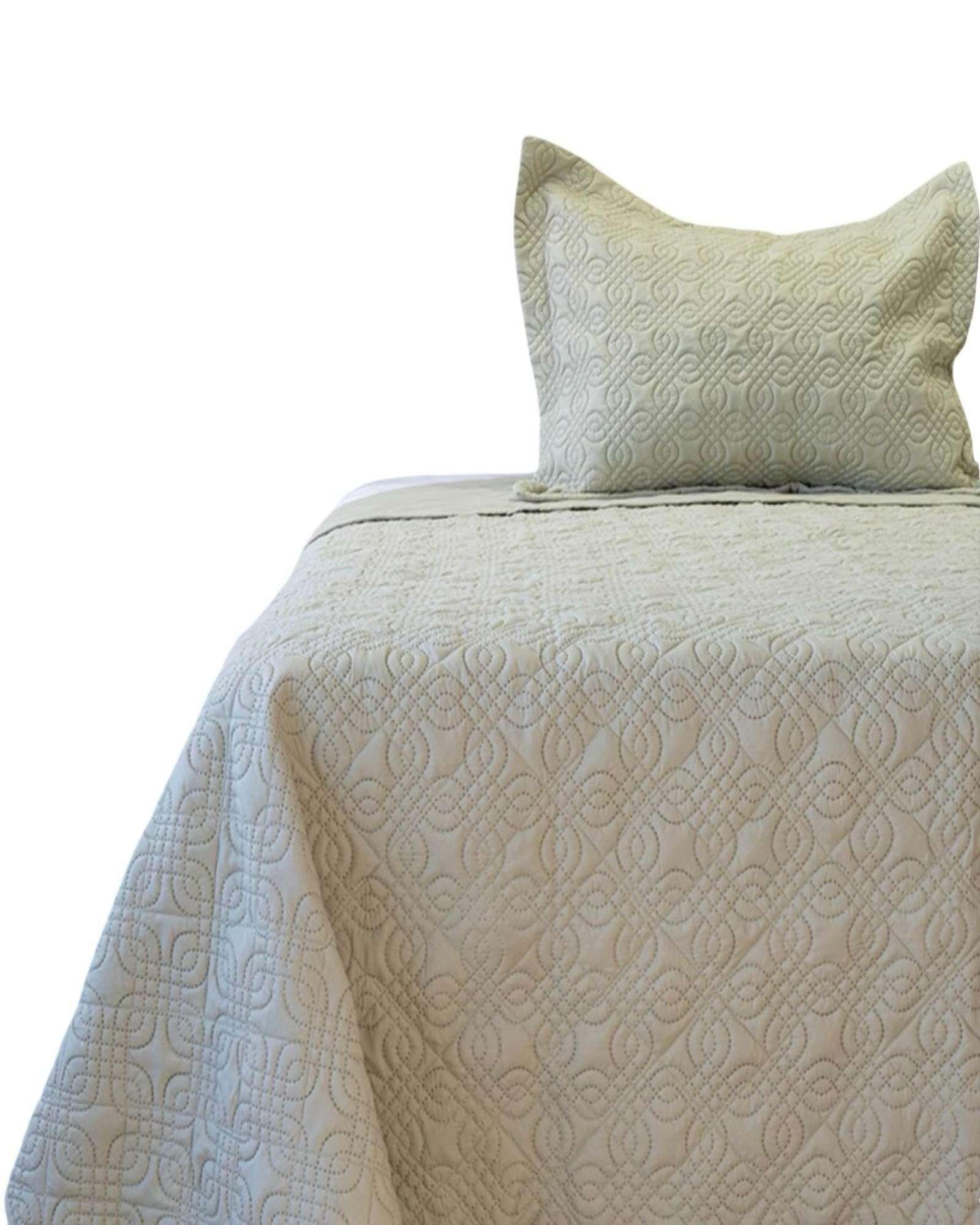 Quilt MAS 1 ALMOHADA DE REGALO plaza y media Doral D10-3