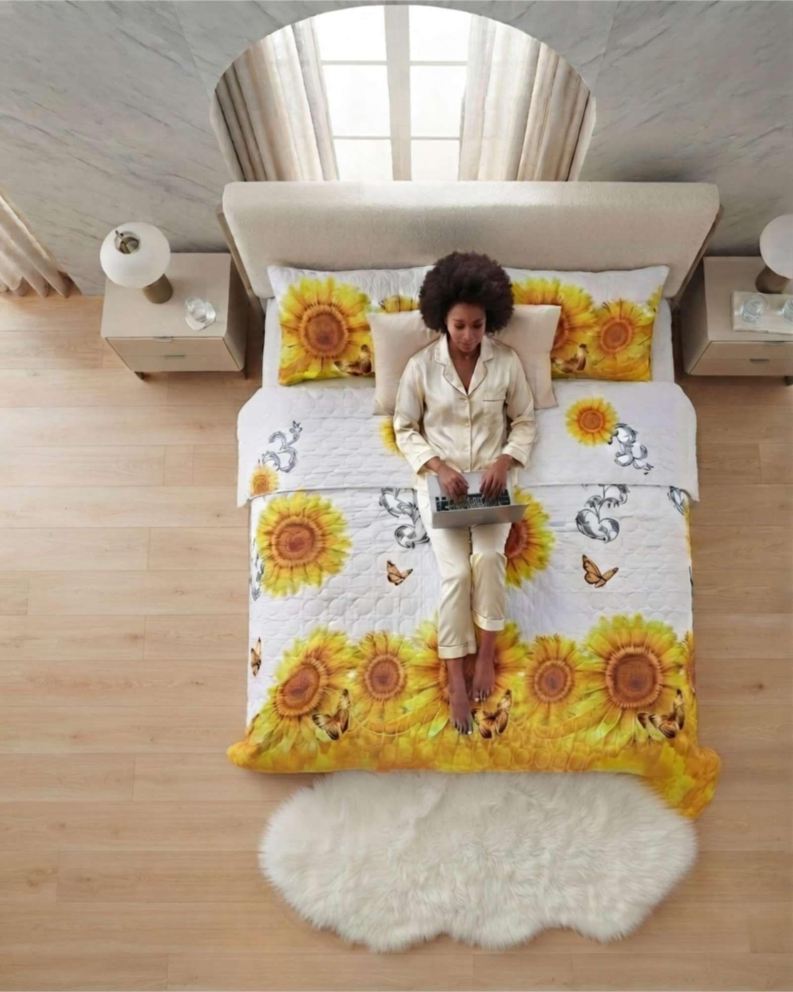 Cubrecama Quilt de Verano King Delgado Ultra Liviano 03-2