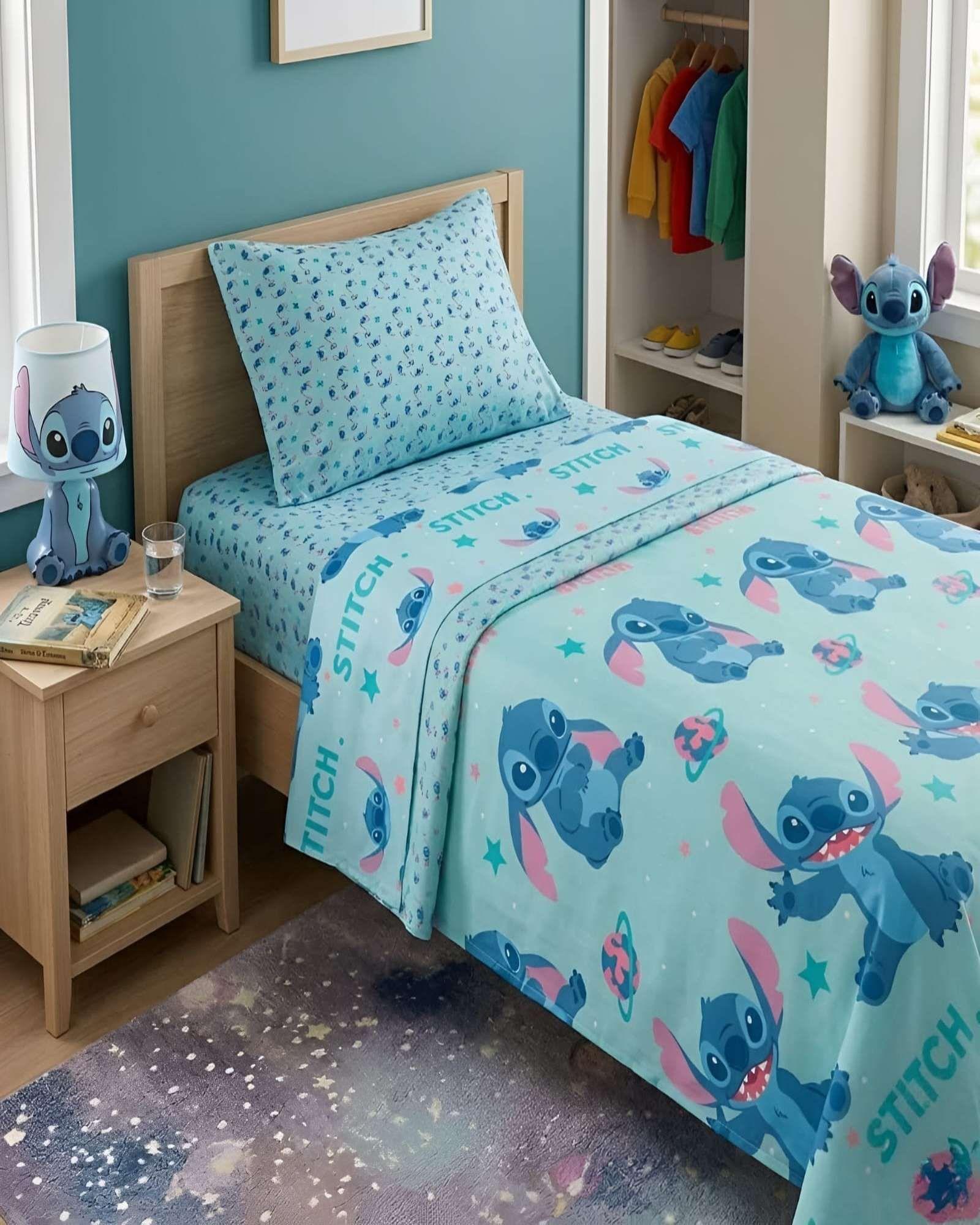Pack Cobertor Sherpa Infantil + Sabanas Verano Premium Plaza y Media B1-2