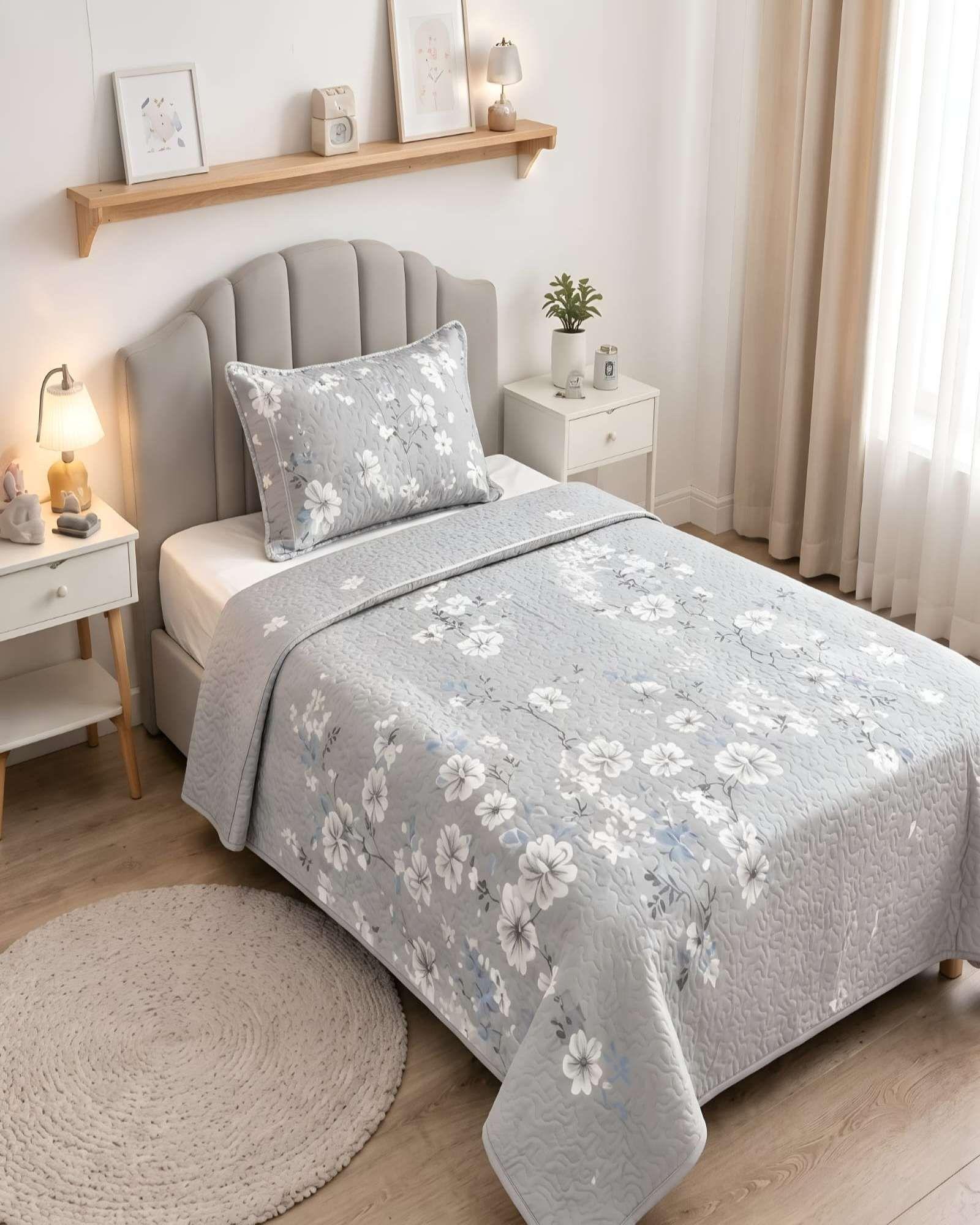 Quilt Delgado De Verano Plaza Y Media Mas Almohada Ultra Suaves m13-2