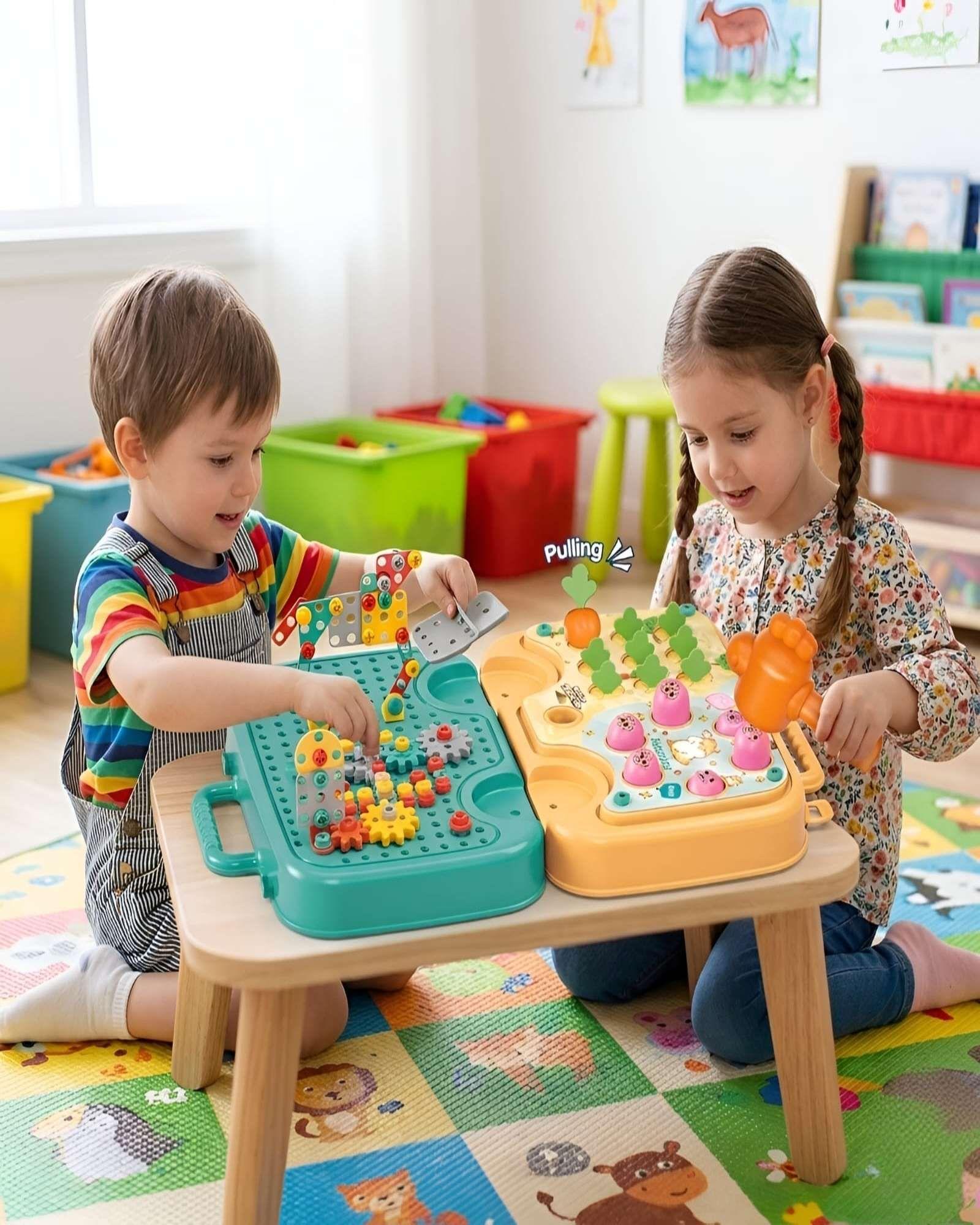 Juego Didactico De Estimulacion Motriz Para Niños 3 En 1-0