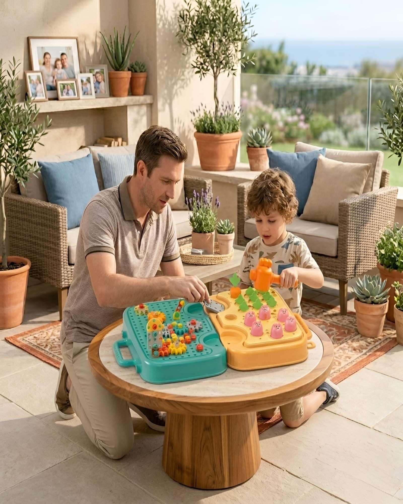 Juego Didactico De Estimulacion Motriz Para Niños 3 En 1-2