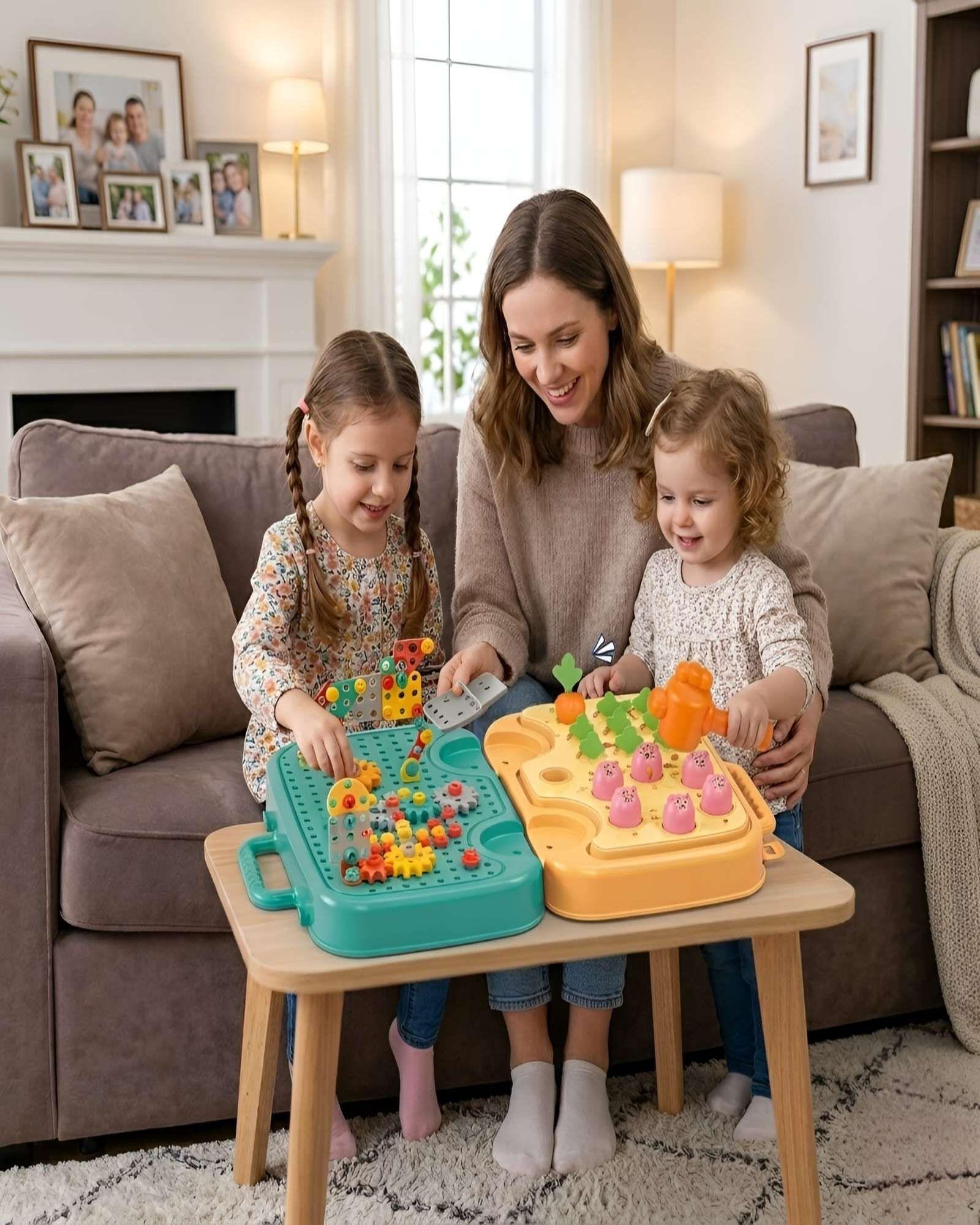 Juego Didactico De Estimulacion Motriz Para Niños 3 En 1-3