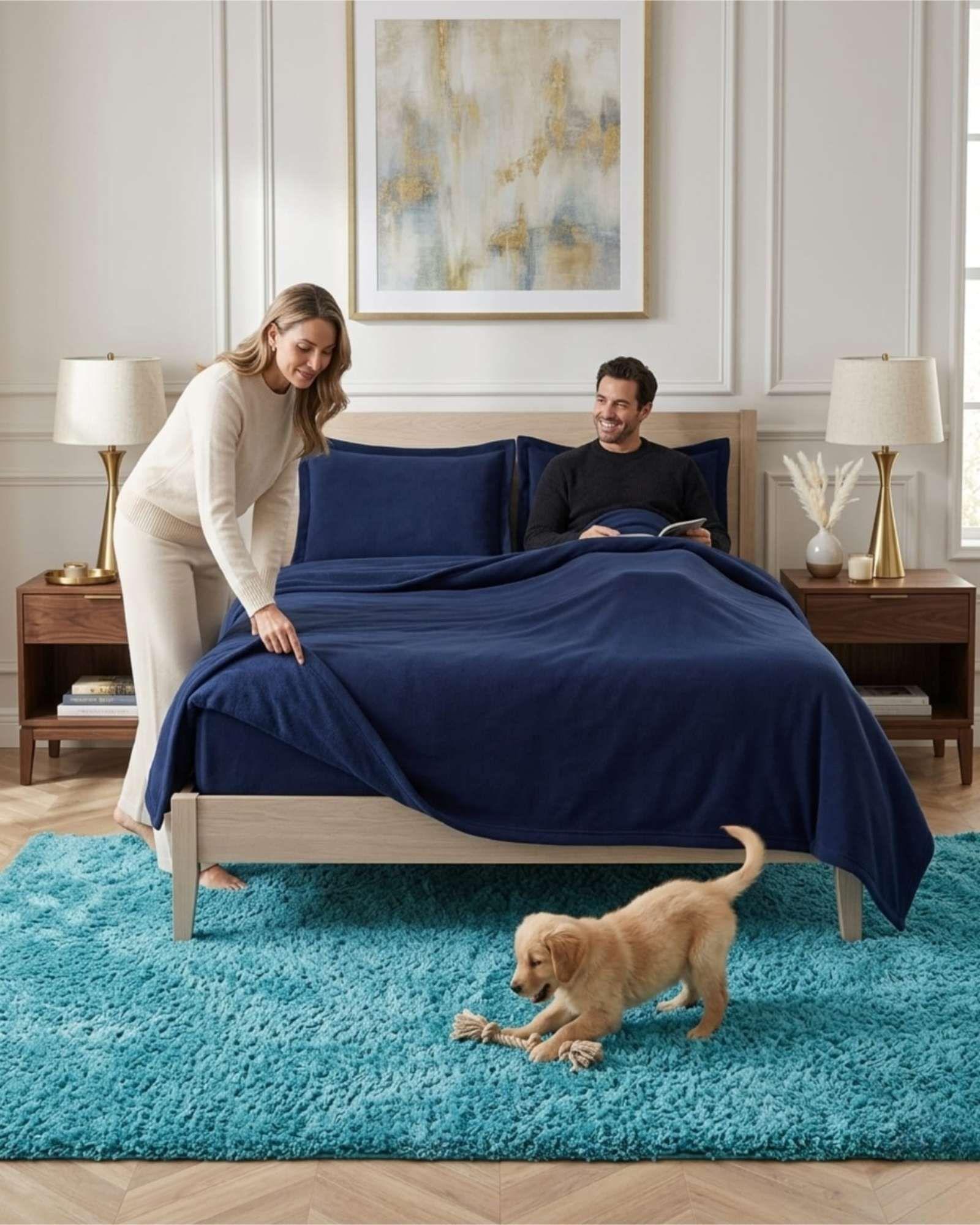 Juego De Sabanas De Polar Ultra Suave 2 Plazas m3-2