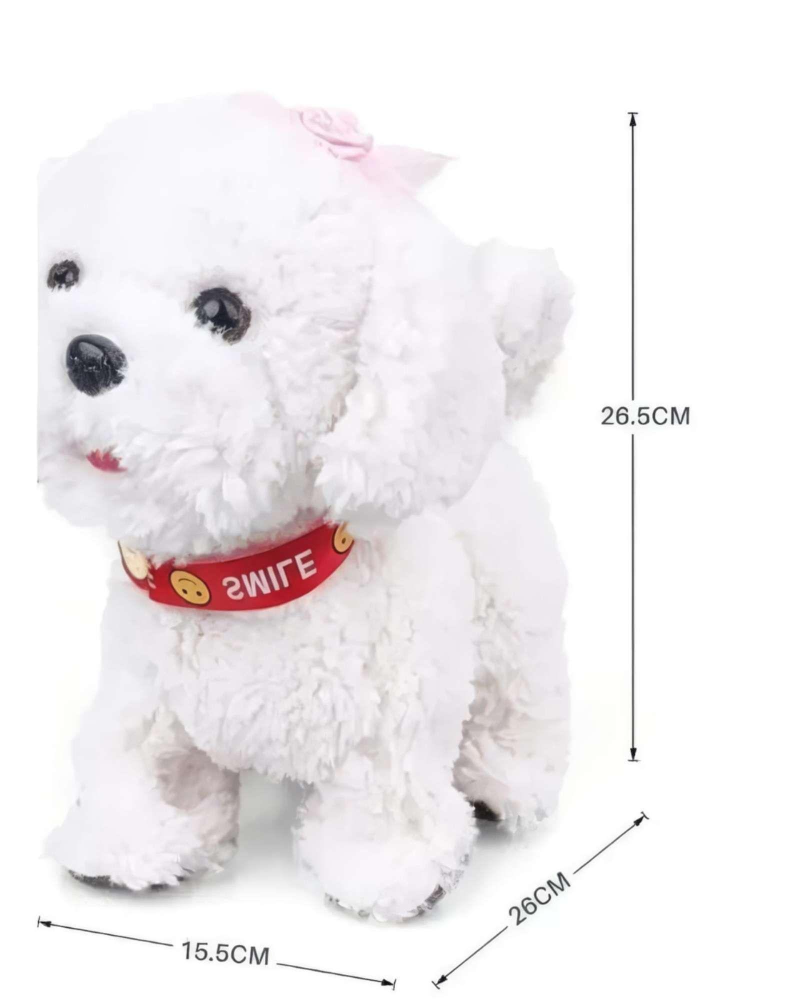 Perrito Poodle de Peluche Electrónico con Movimiento y Sonido -3