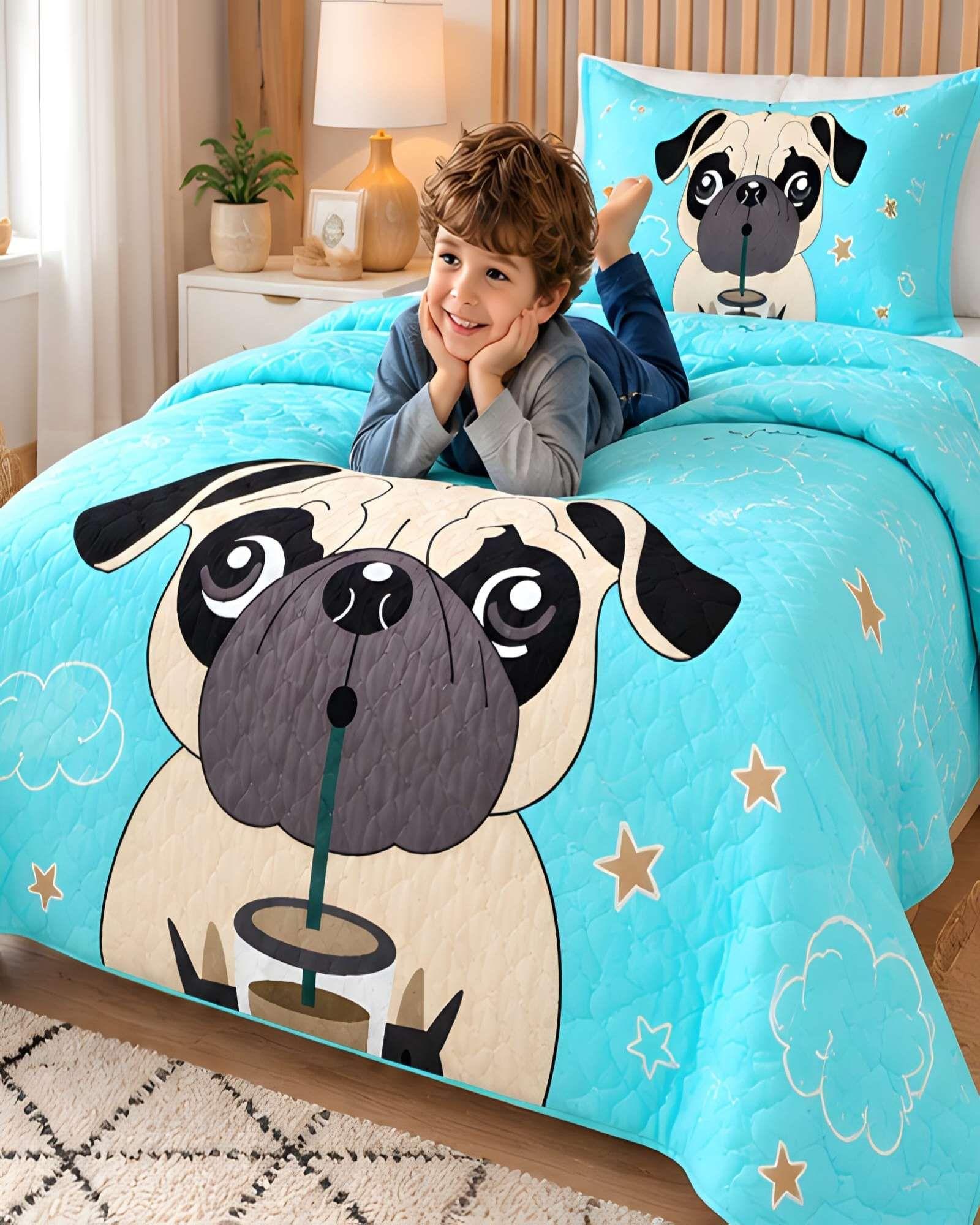 Cubrecamas Quilt de Verano Plaza y Media con Funda 04-0