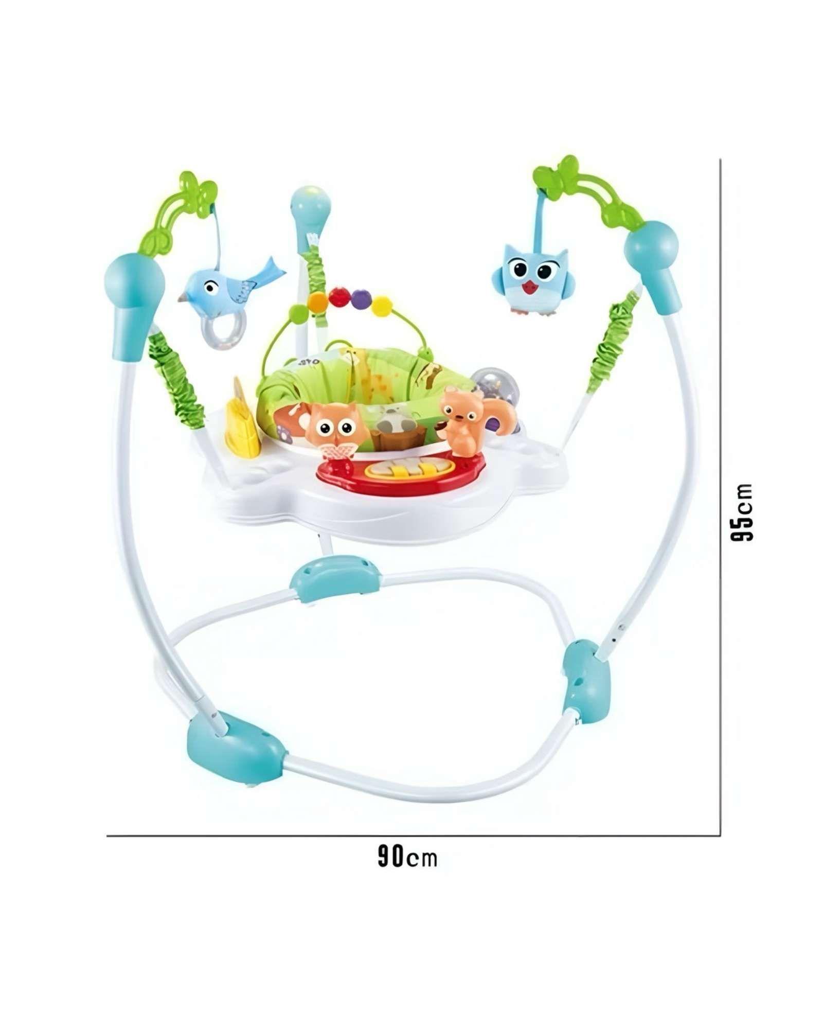 Baby Jumper – Diversión y Desarrollo para tu Bebé azul-3