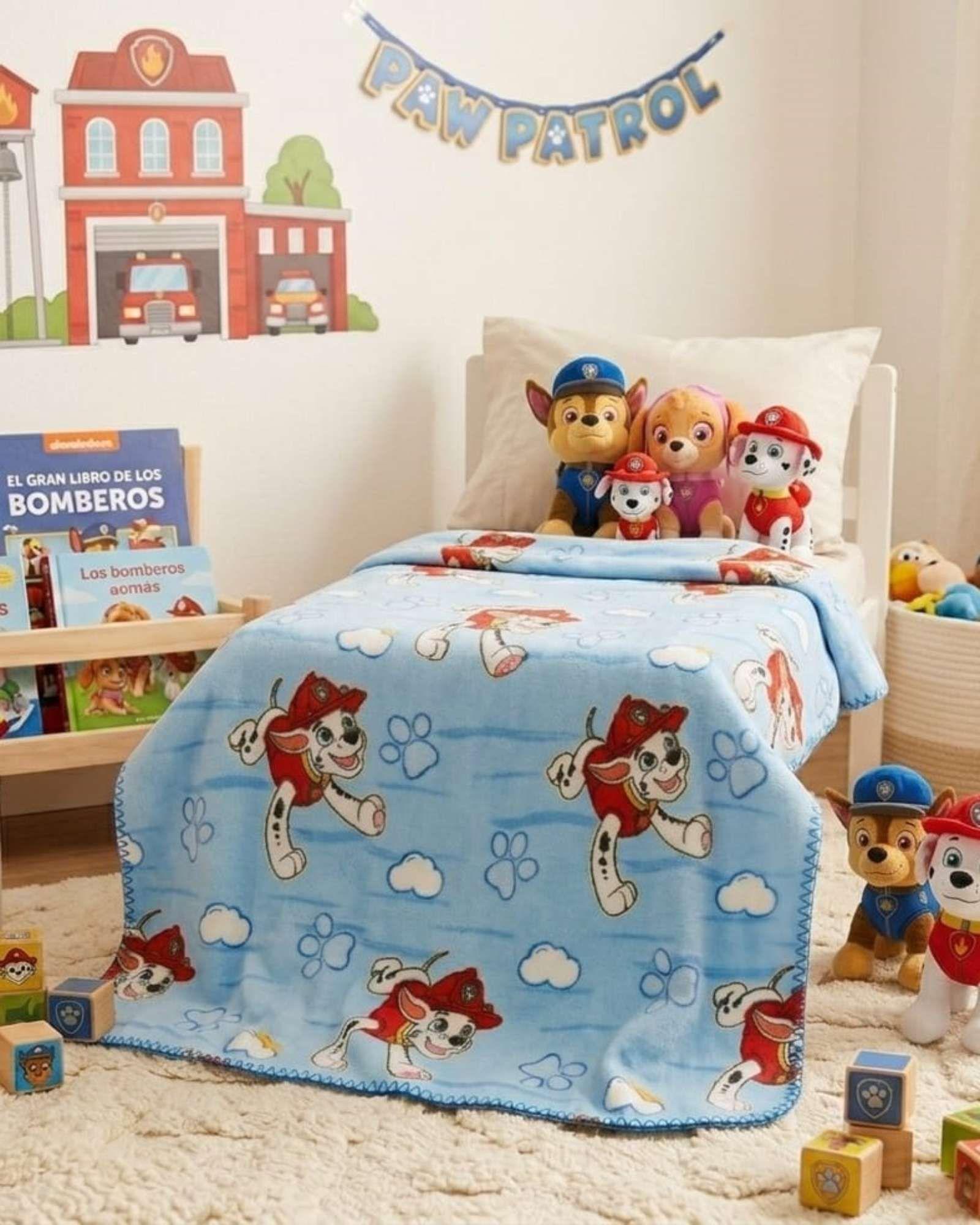 Manta Infantil Ligera Para Siestas de 127x152cm de Paw Patrol m2-0