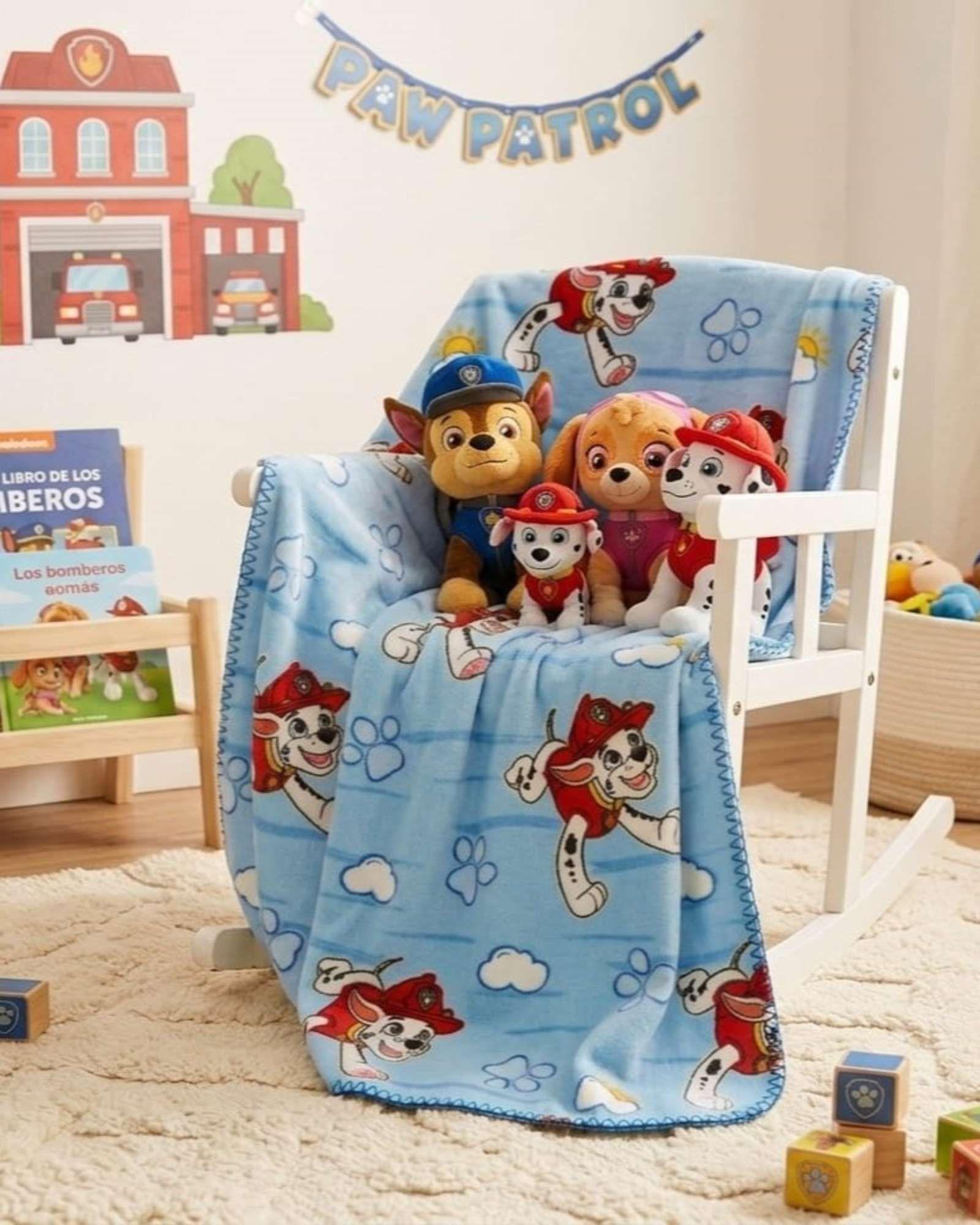 Manta Infantil Ligera Para Siestas de 127x152cm de Paw Patrol m2-2