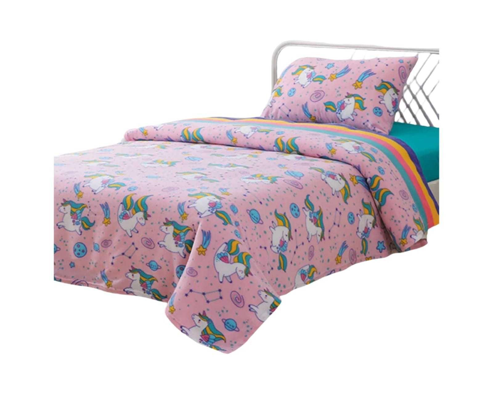 Sabana Polar Infantil plaza y media Unicornio-0