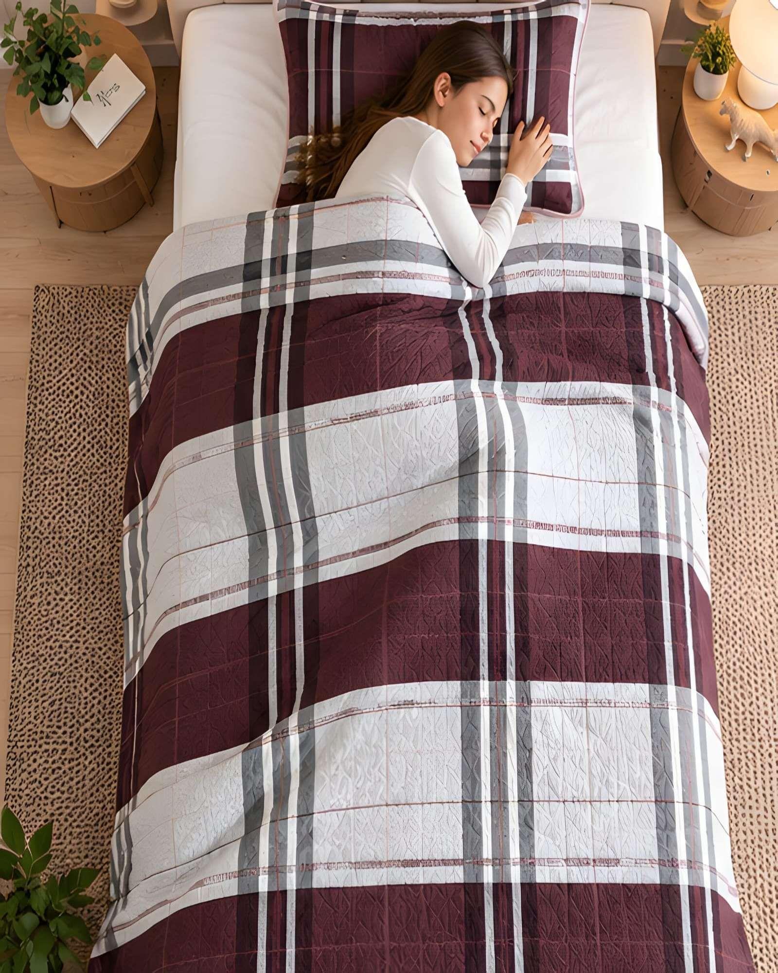 Quilt 1.5 Plazas 180x230 cm + Funda de Almohada-1
