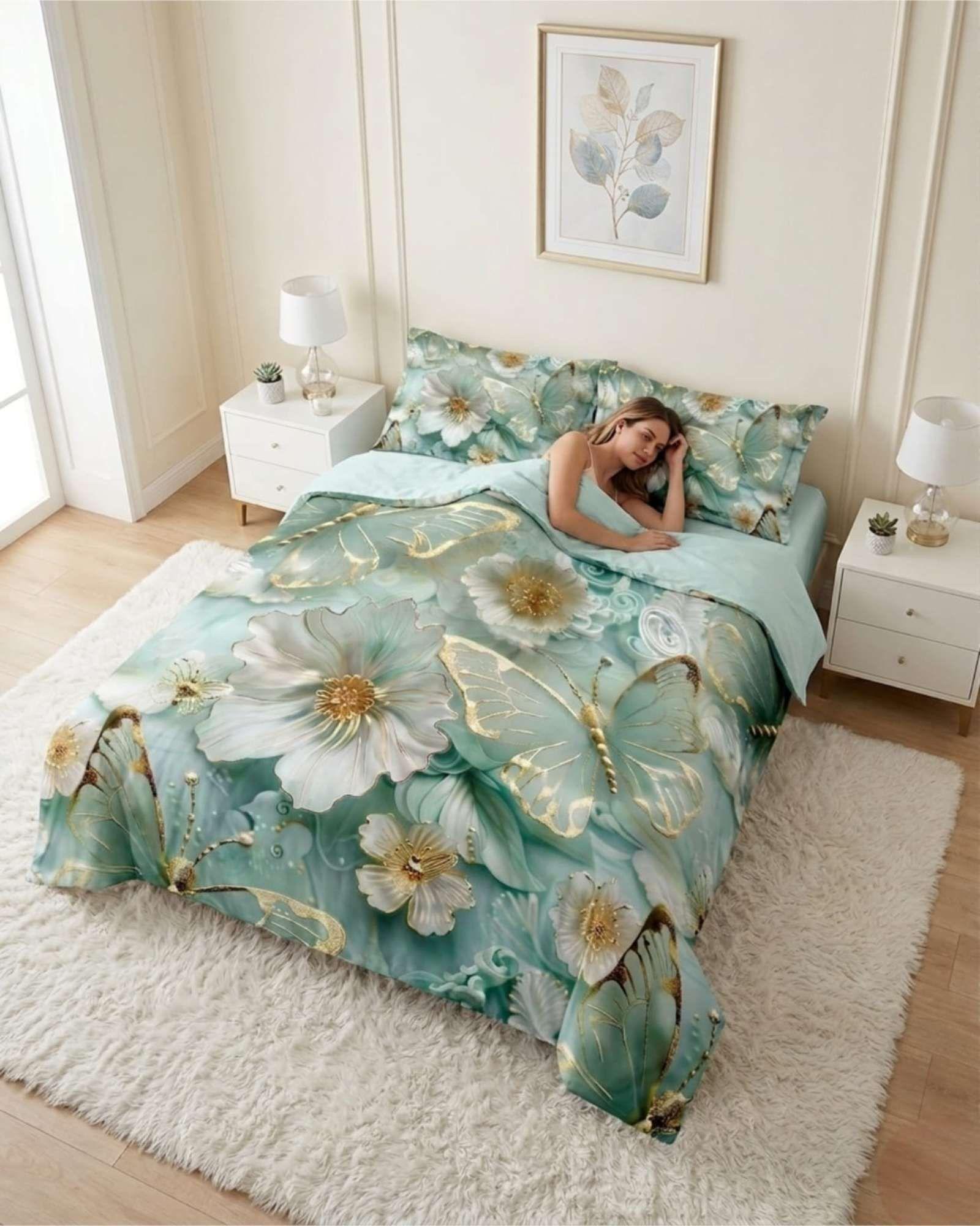 Quilt Cubrecamas Ligero Verano Efecto 5D King K6-0