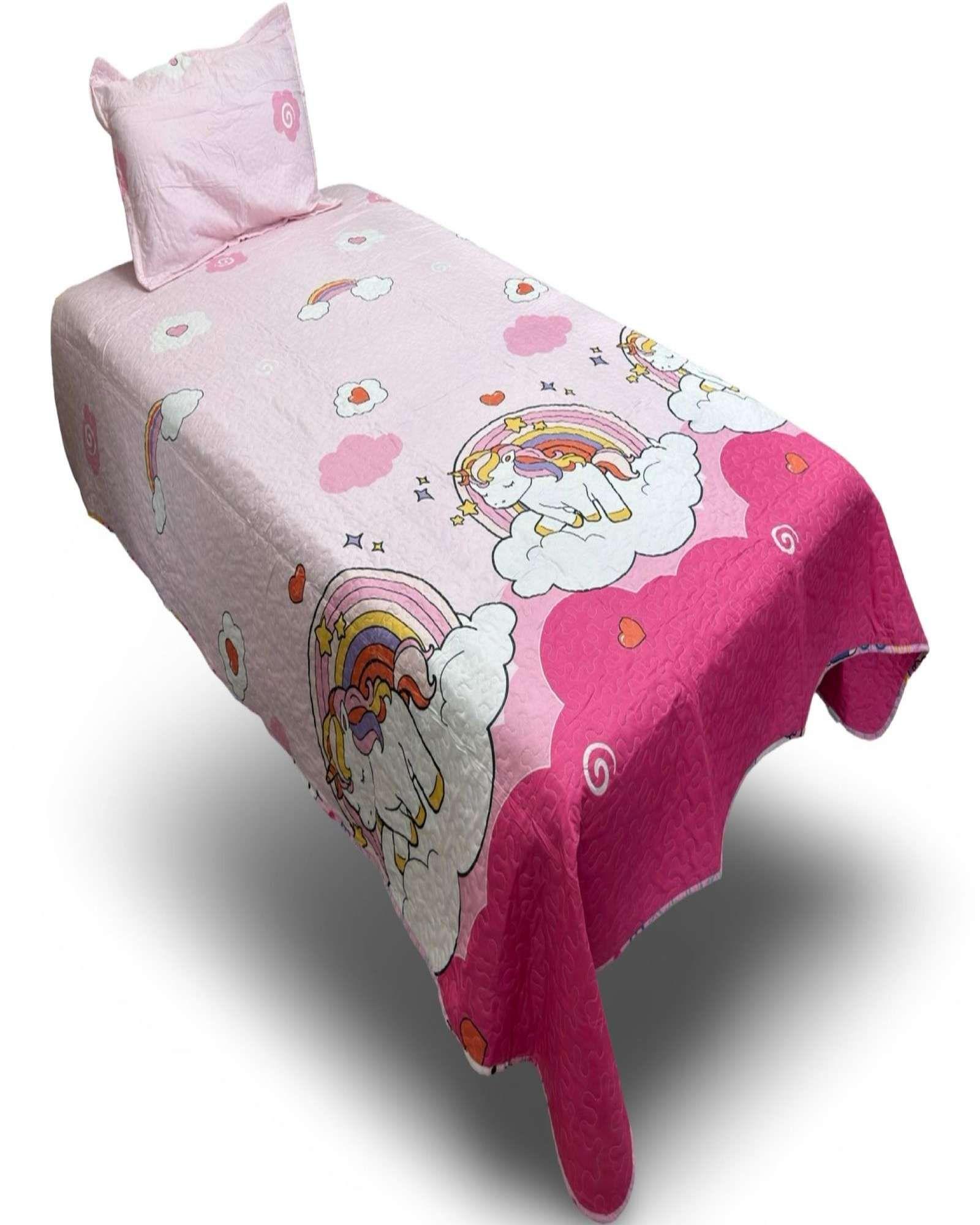 CUBRECAMA QUILT INFANTIL NIÑA DE VERANO-1